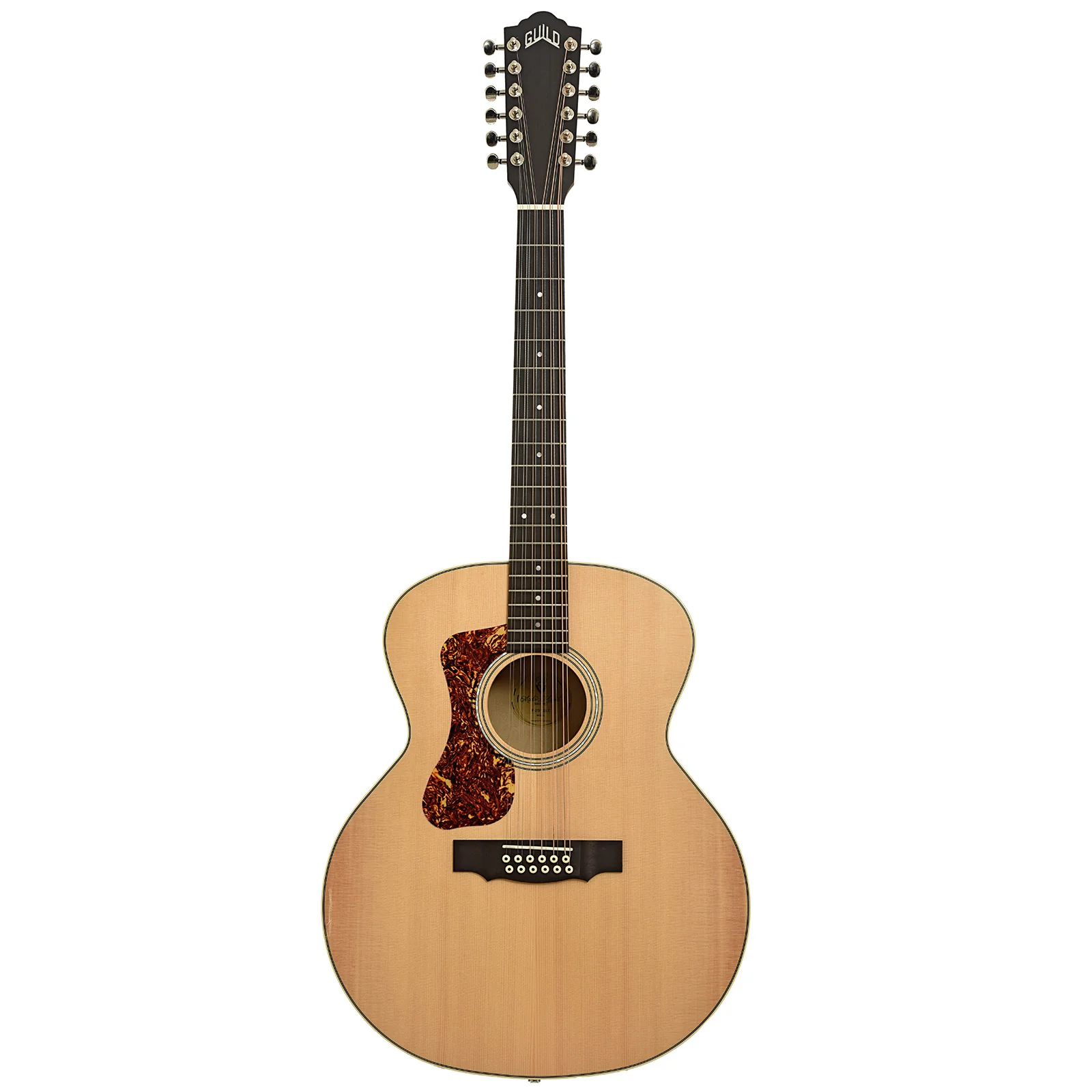 Guild F-2512E Maple LH Left-Handed 12-String Acoustic-Electric Guitar - Image 13