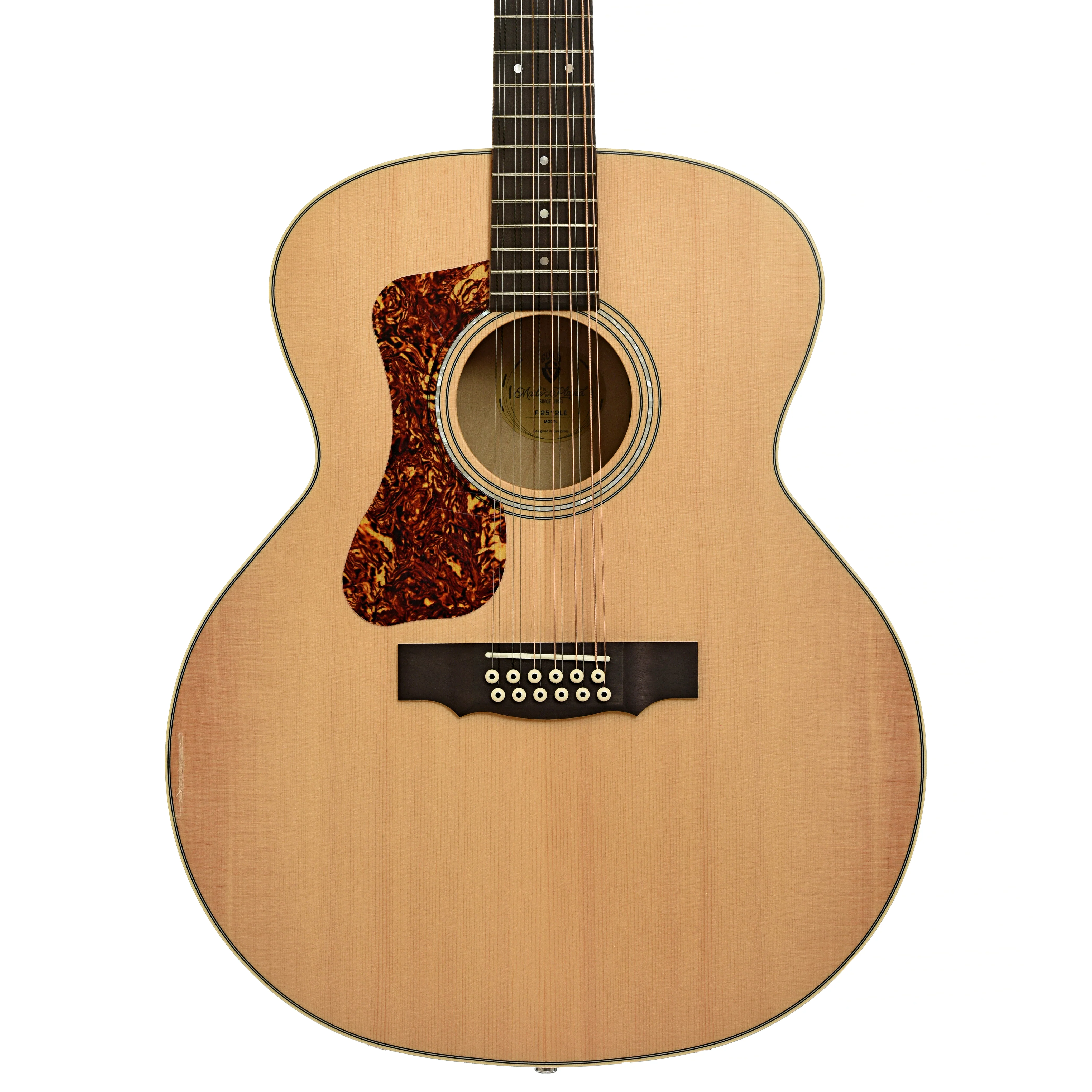 Guild F-2512E Maple LH Left-Handed 12-String Acoustic-Electric Guitar - Image 2