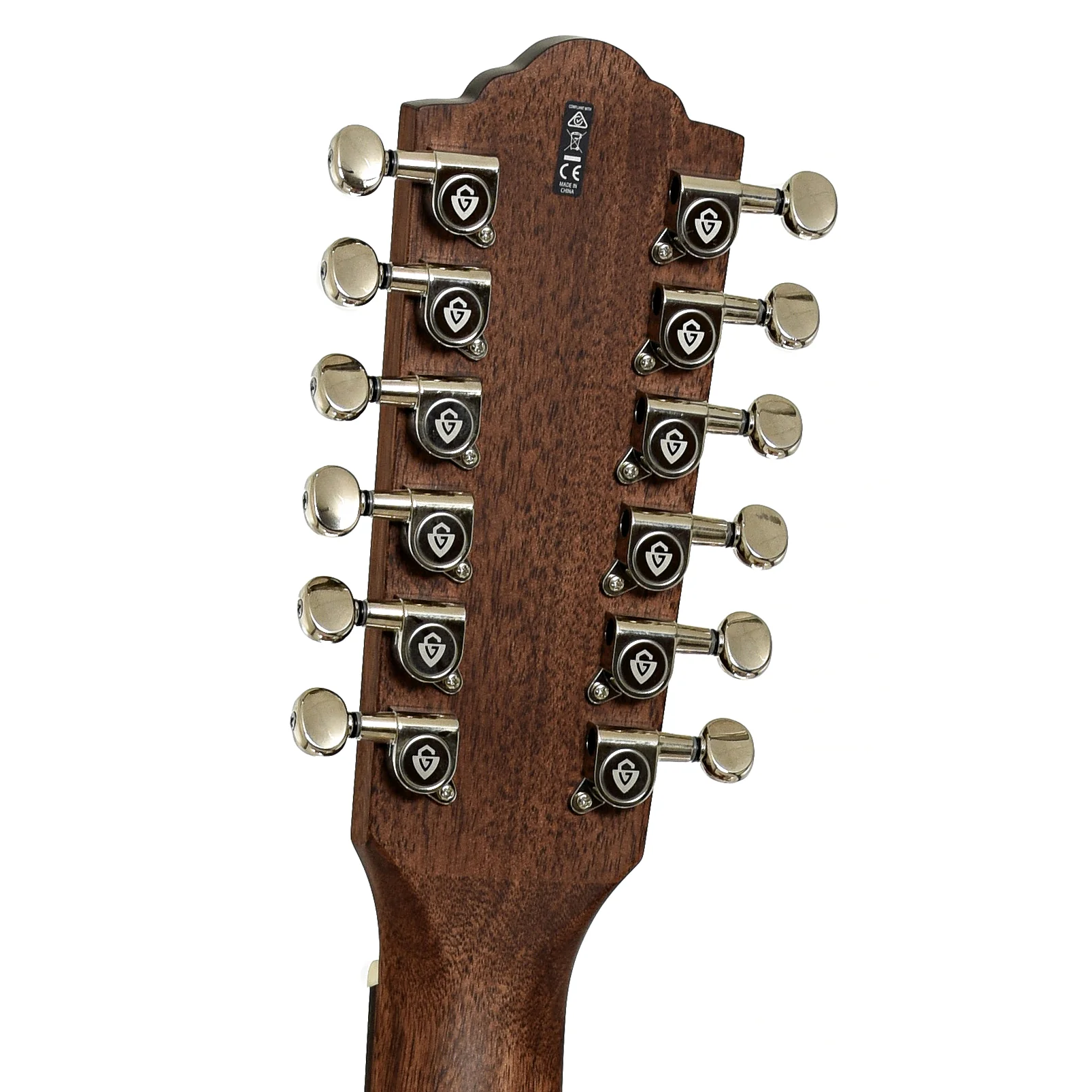 Guild F-2512E Maple LH Left-Handed 12-String Acoustic-Electric Guitar - Image 9