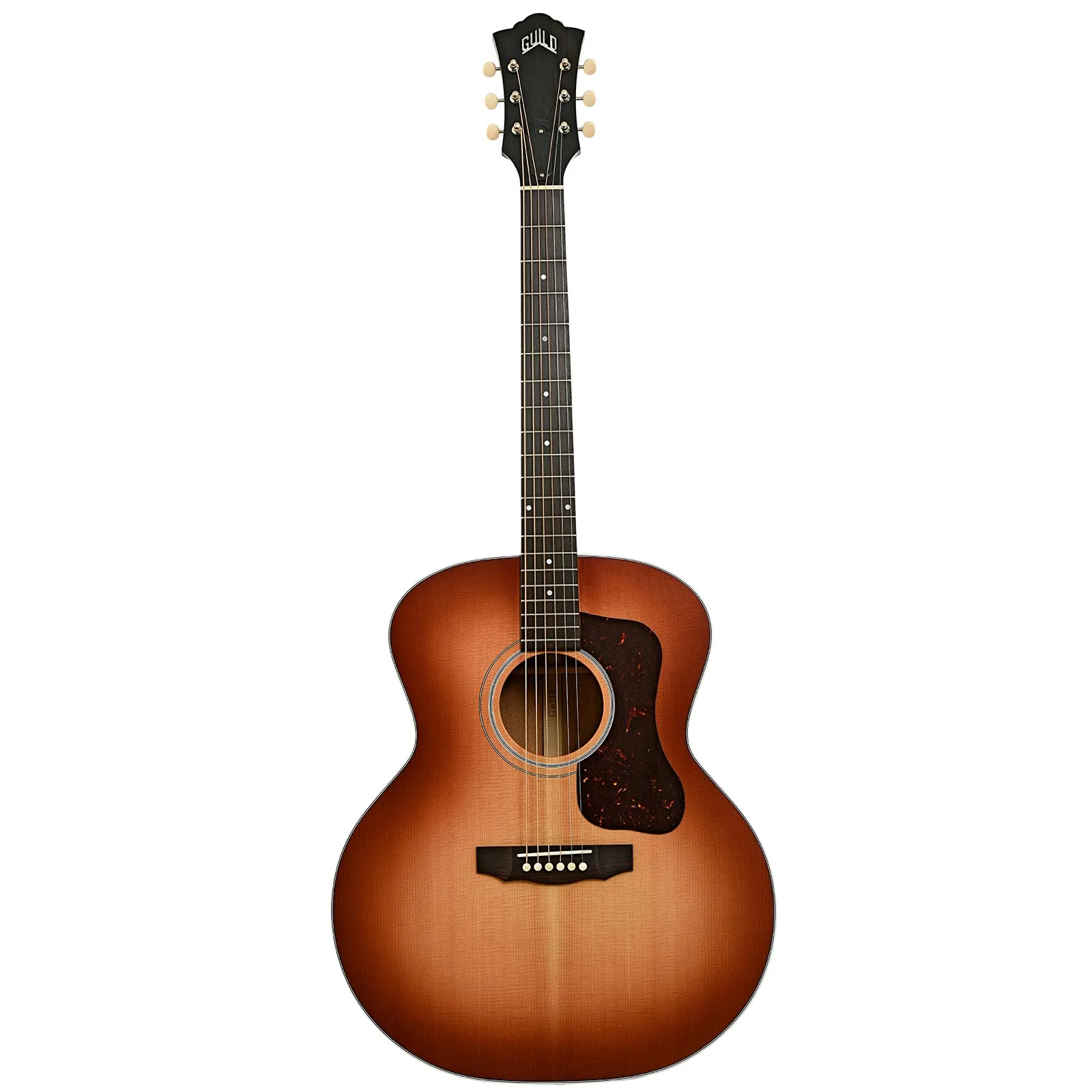 Guild F-40 Standard Jumbo Acoustic Guitar & Case, Pacific Sunset Burst - Image 14