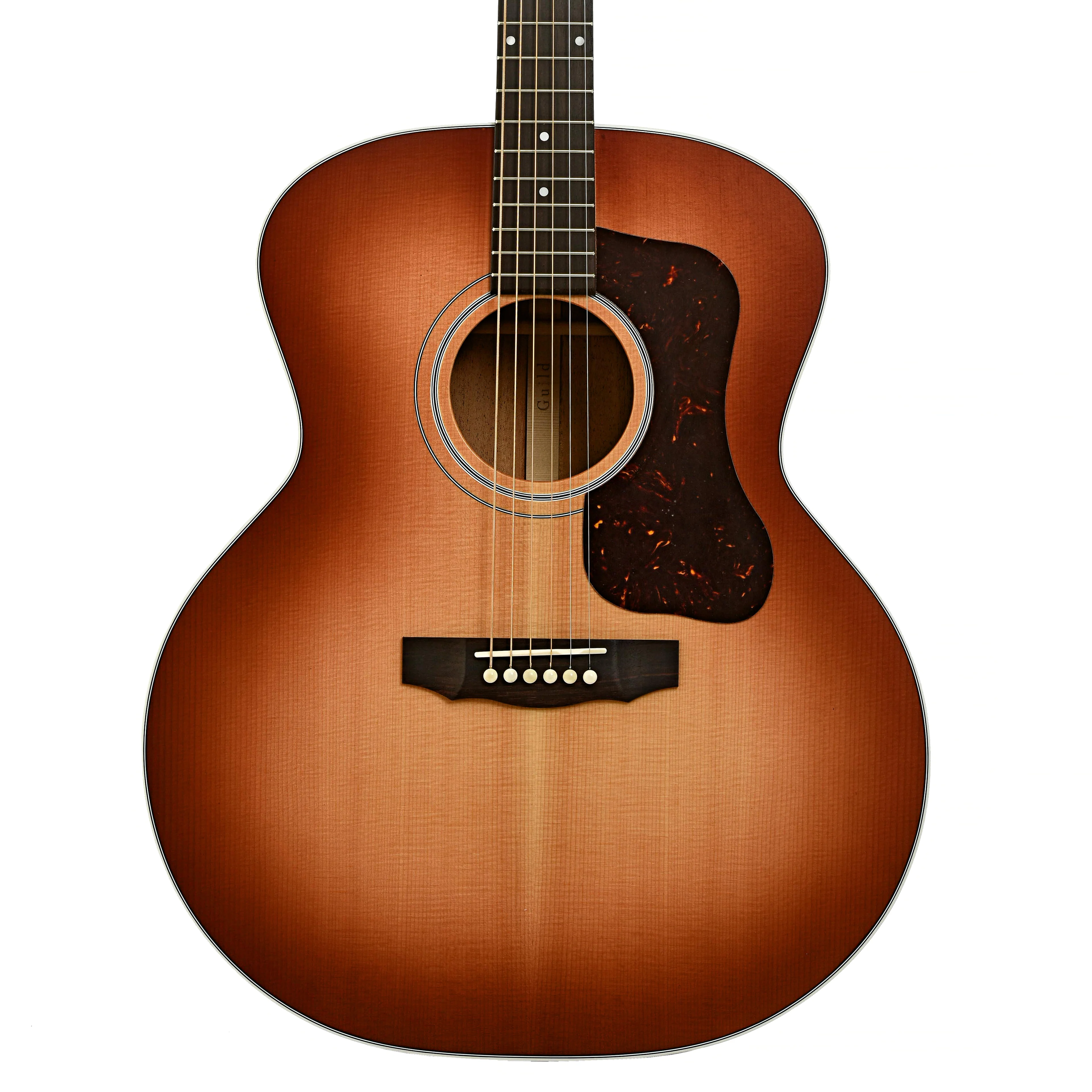 Guild F-40 Standard Jumbo Acoustic Guitar & Case, Pacific Sunset Burst - Image 2