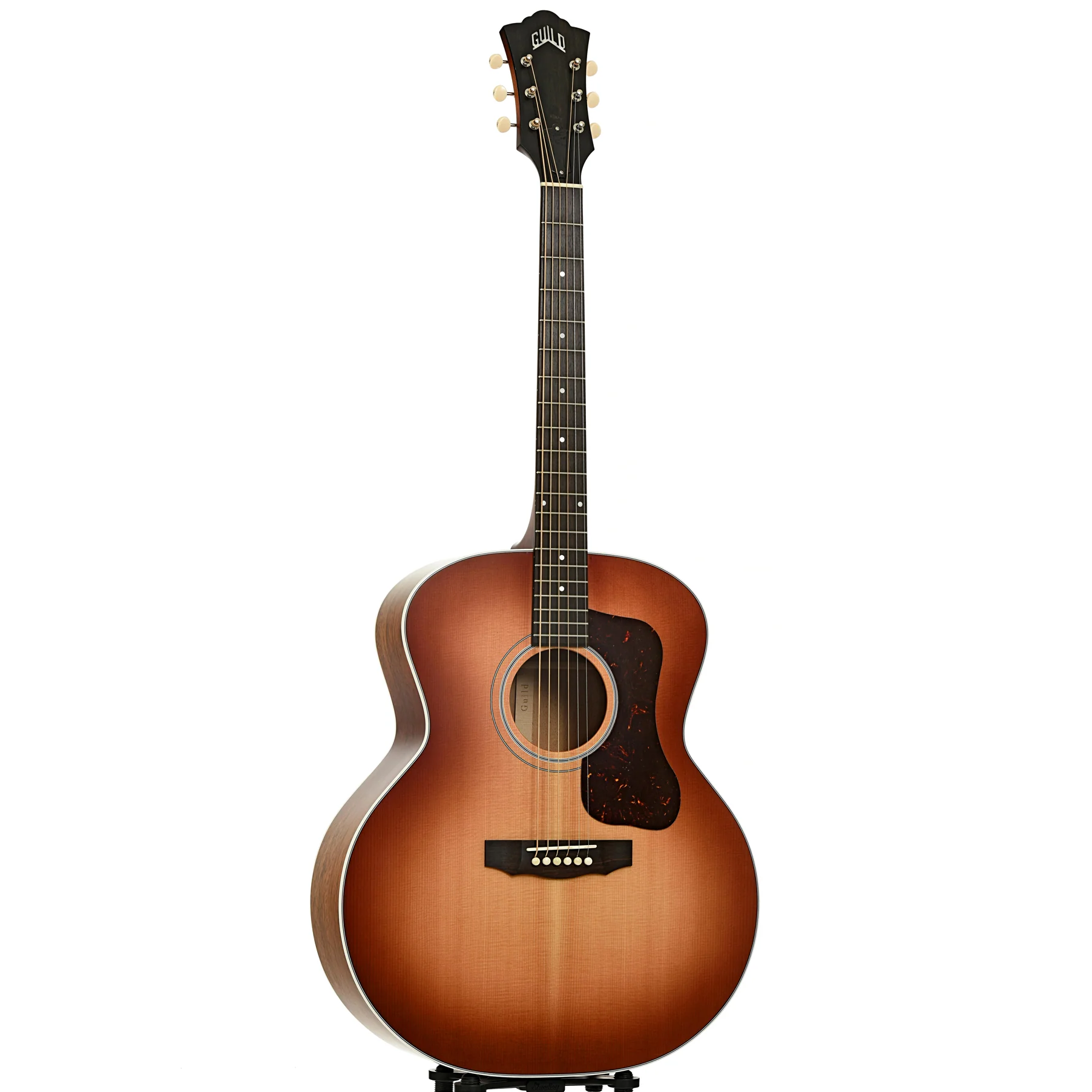 Guild F-40 Standard Jumbo Acoustic Guitar & Case, Pacific Sunset Burst - Image 3