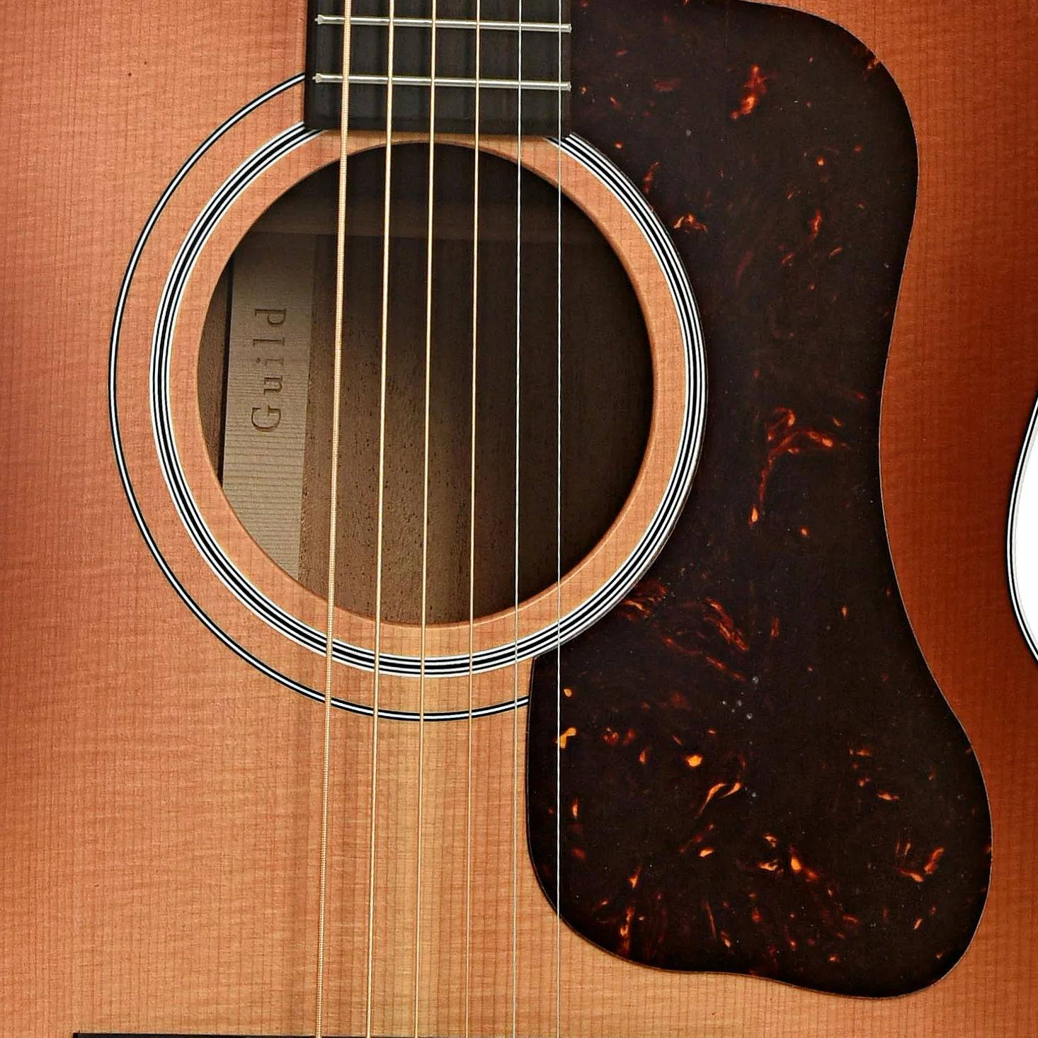 Guild F-40 Standard Jumbo Acoustic Guitar & Case, Pacific Sunset Burst - Image 6