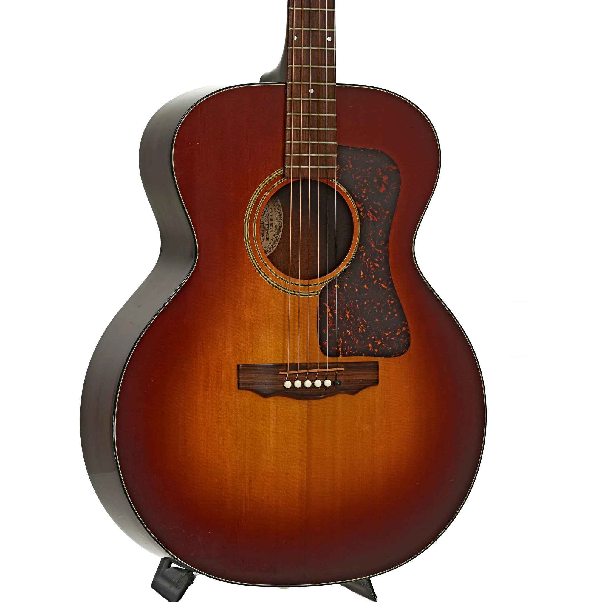 Guild GF-25 Sunburst Acoustic Guitar (1987) - Image 4