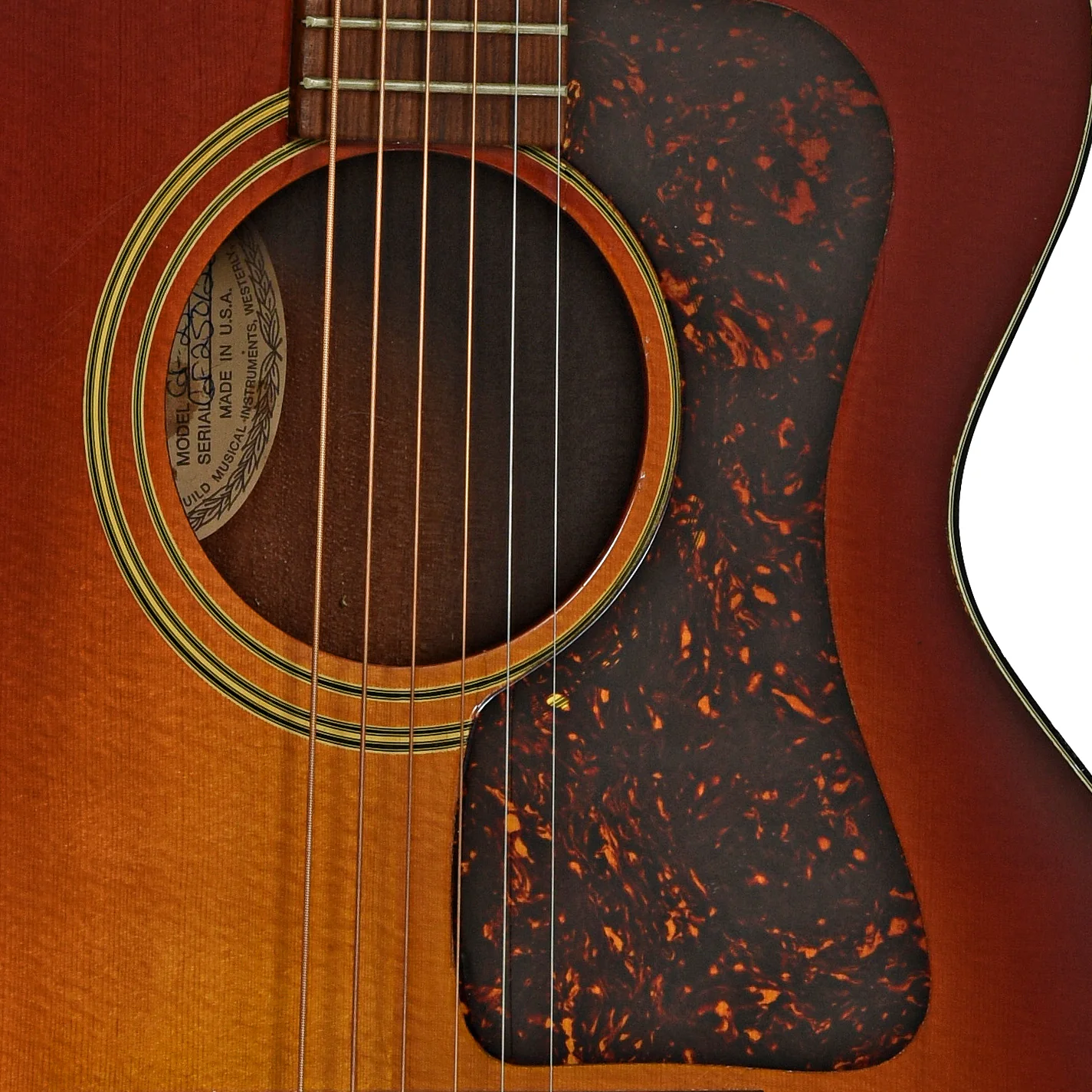 Guild GF-25 Sunburst Acoustic Guitar (1987) - Image 6
