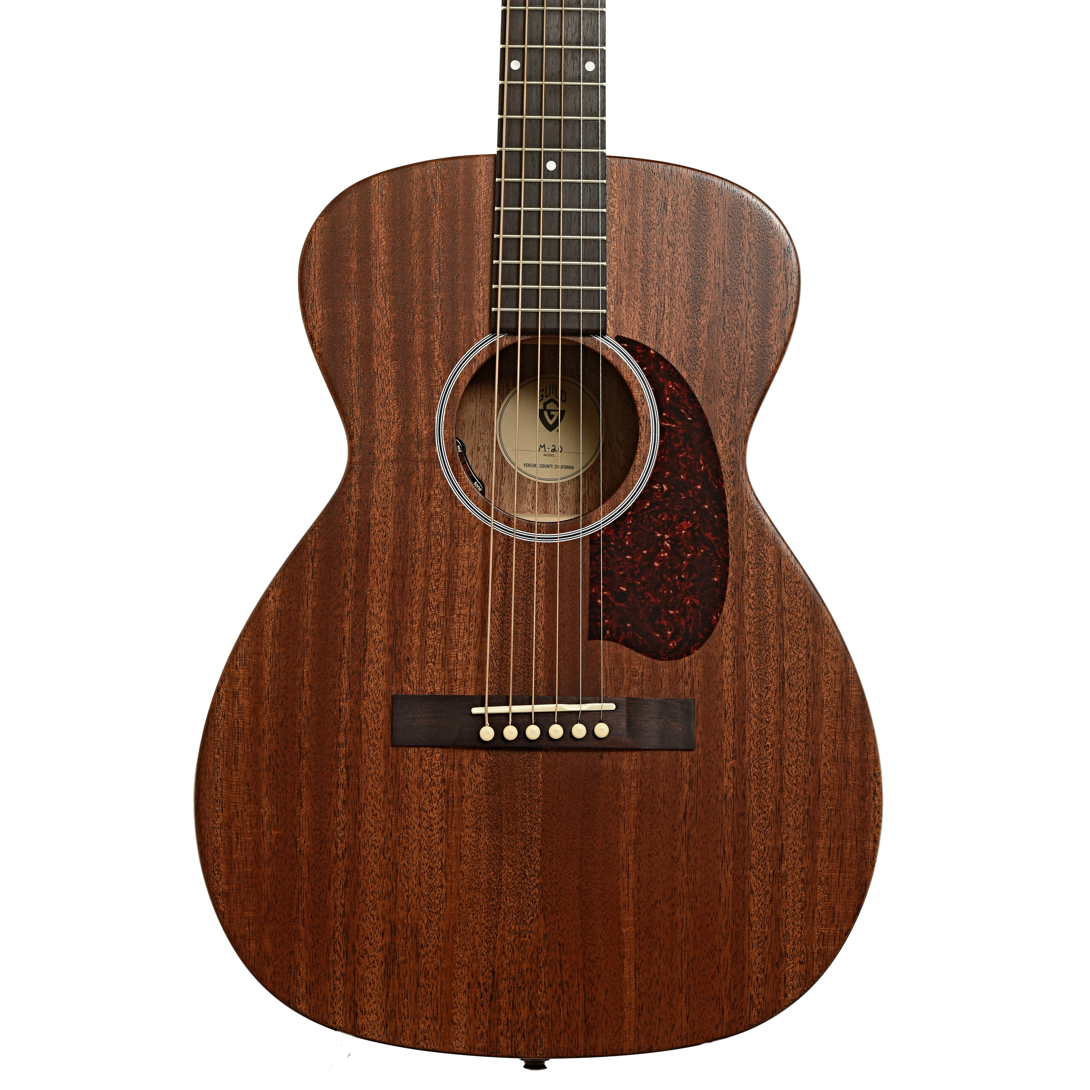 Guild M-20E Acoustic-Electric Guitar, Natural - Image 2