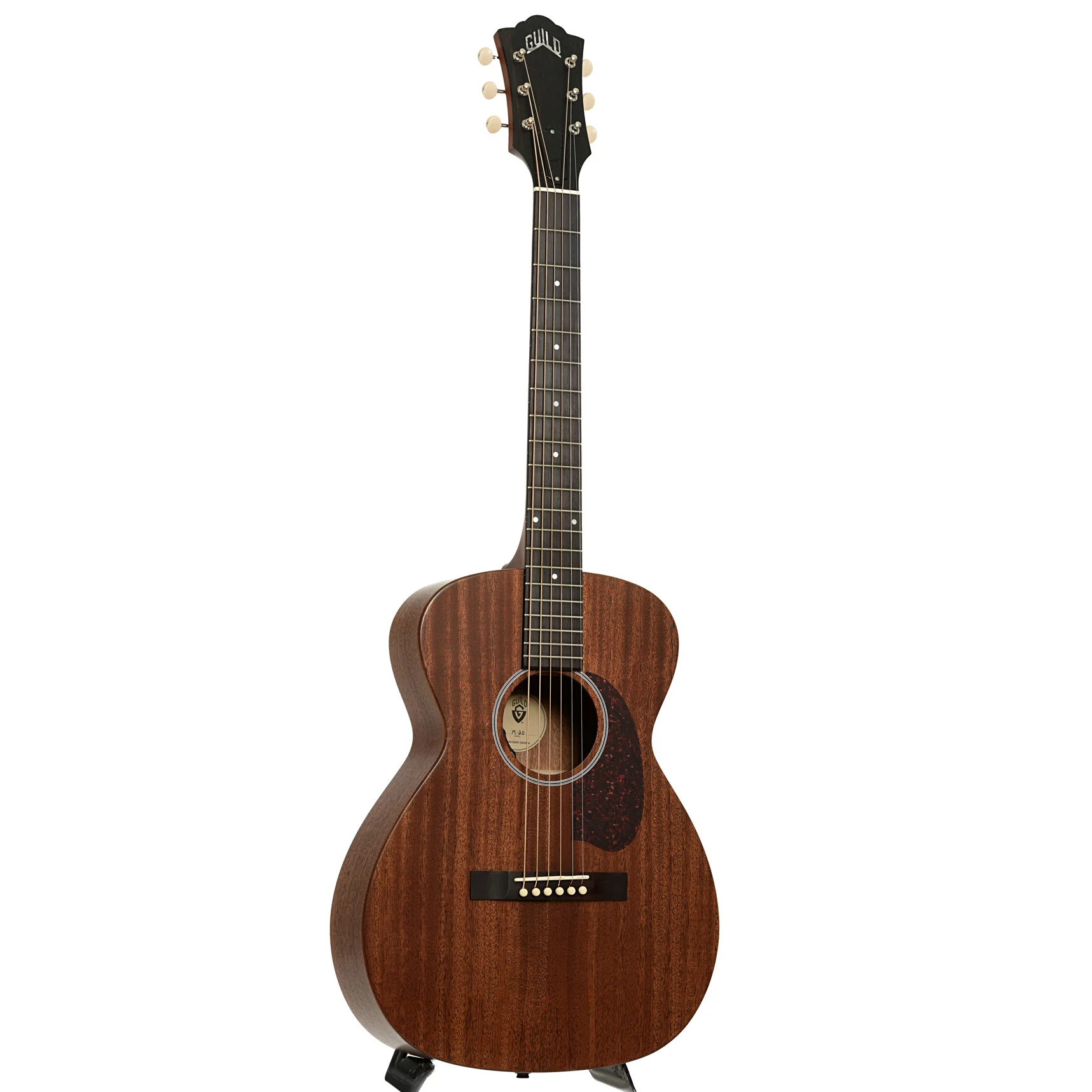 Guild M-20E Acoustic-Electric Guitar, Natural - Image 3