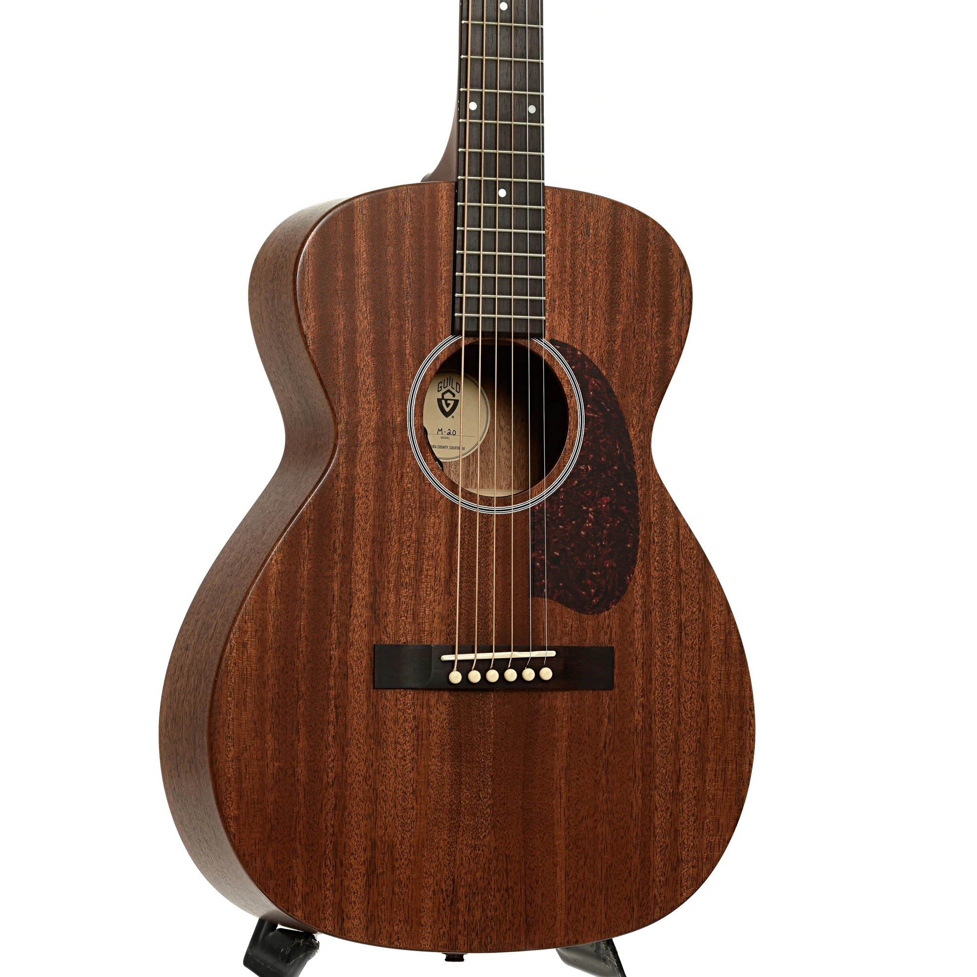 Guild M-20E Acoustic-Electric Guitar, Natural - Image 4