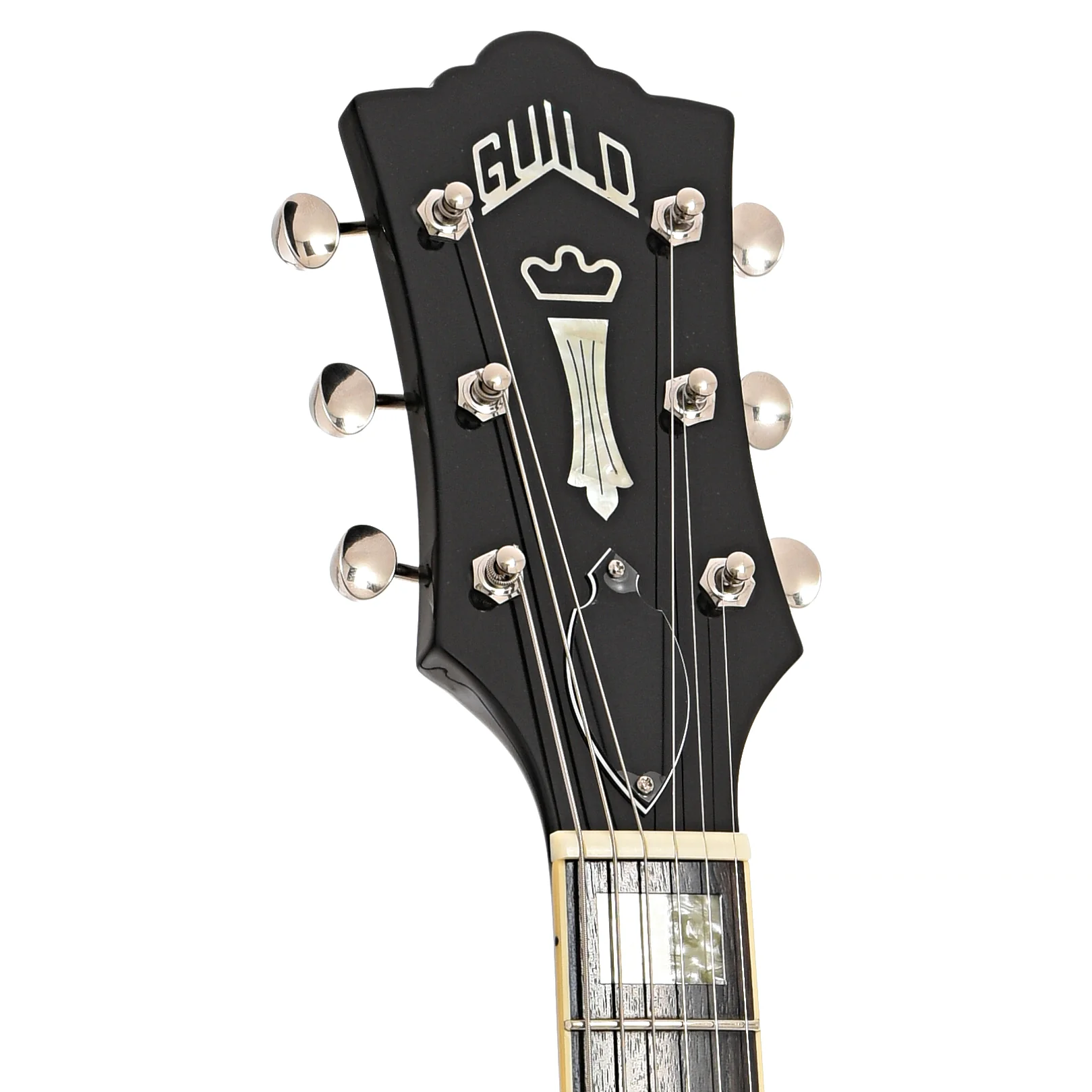 Guild Limited Edition M-75 Aristocrat Hollowbody Electric Guitar, Black - Image 10