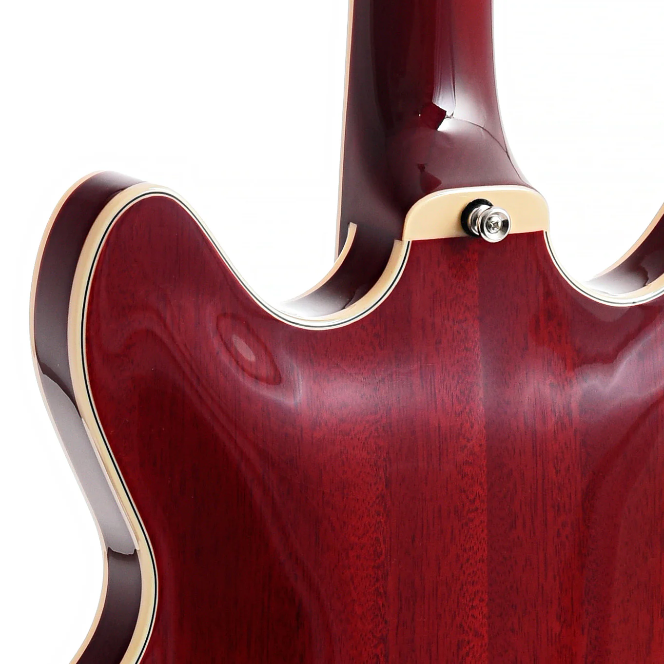 Guild Starfire 1 Electric Bass, Cherry Red - Image 11