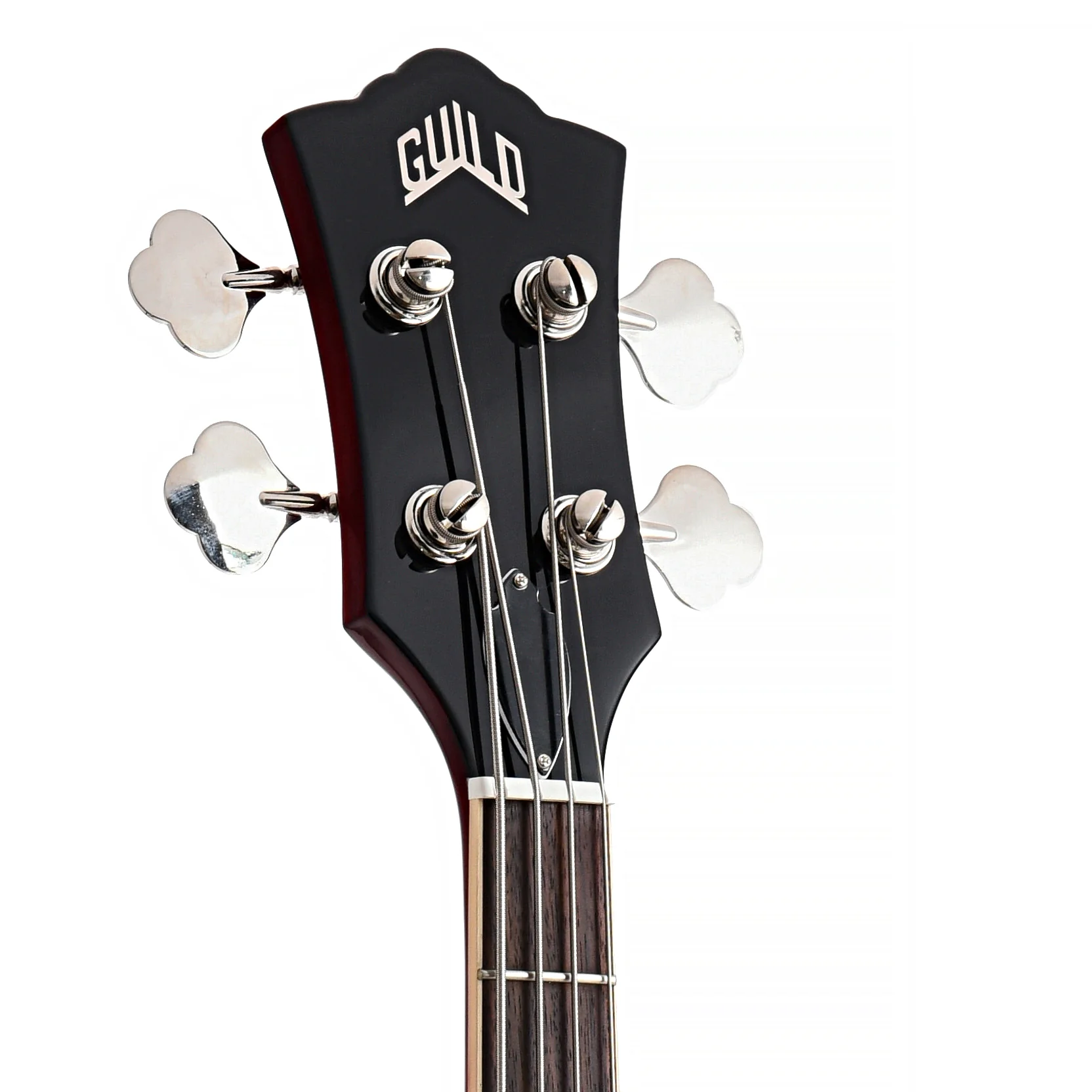 Guild Starfire 1 Electric Bass, Cherry Red - Image 9