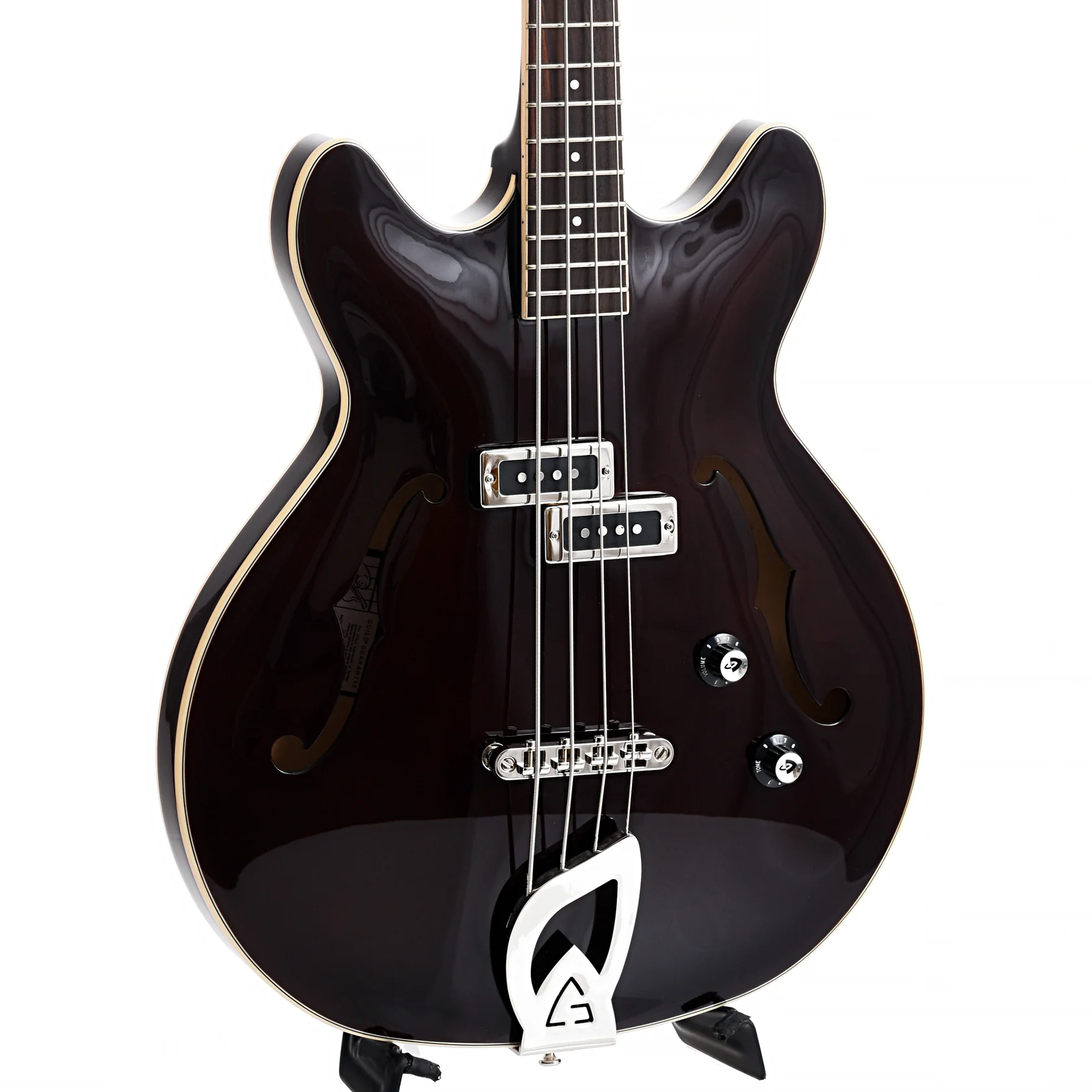 Guild Starfire 1 Electric Bass, Vintage Walnut - Image 4