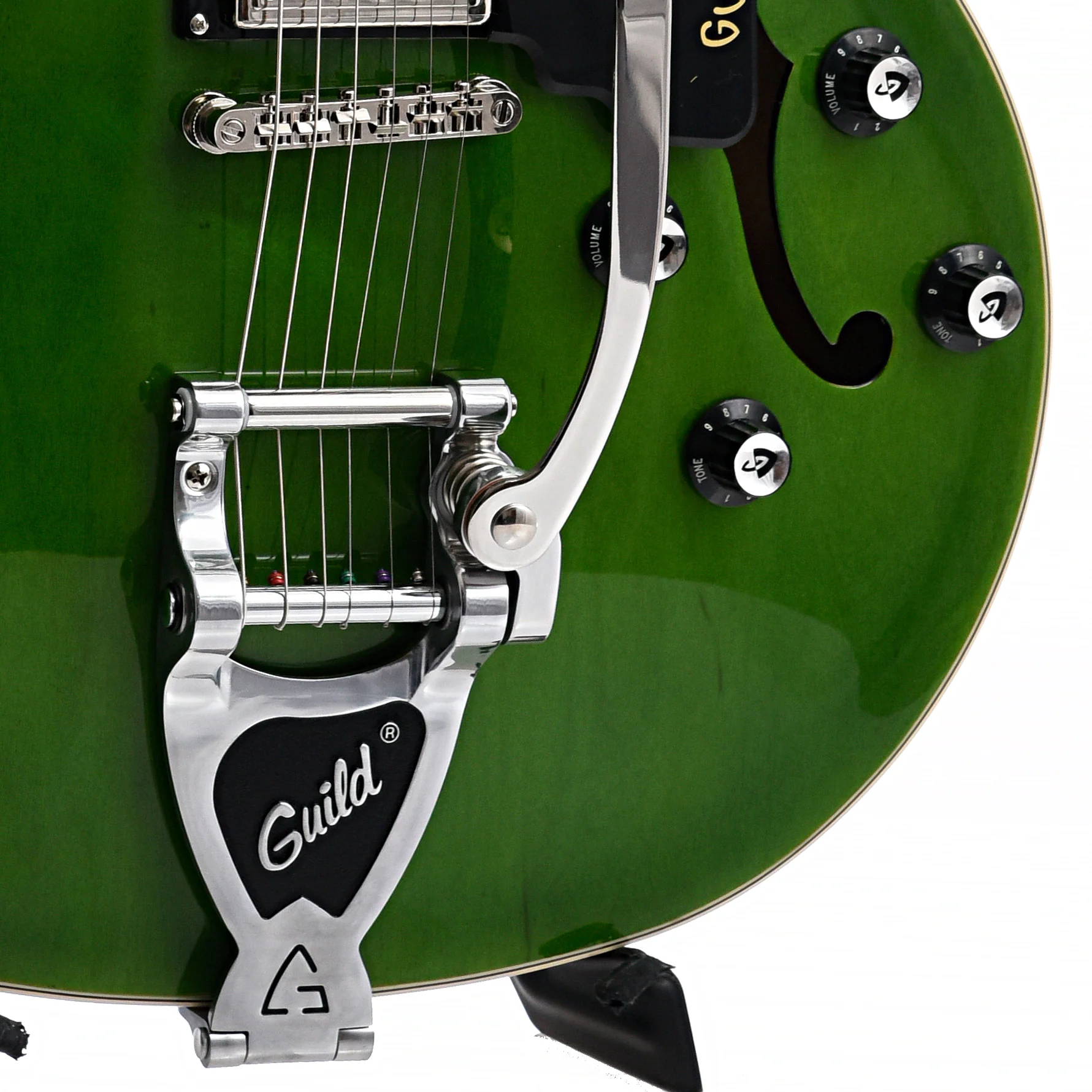 Guild Starfire I DC Semi-Hollow Body Electric Guitar, Emerald Green - Image 3