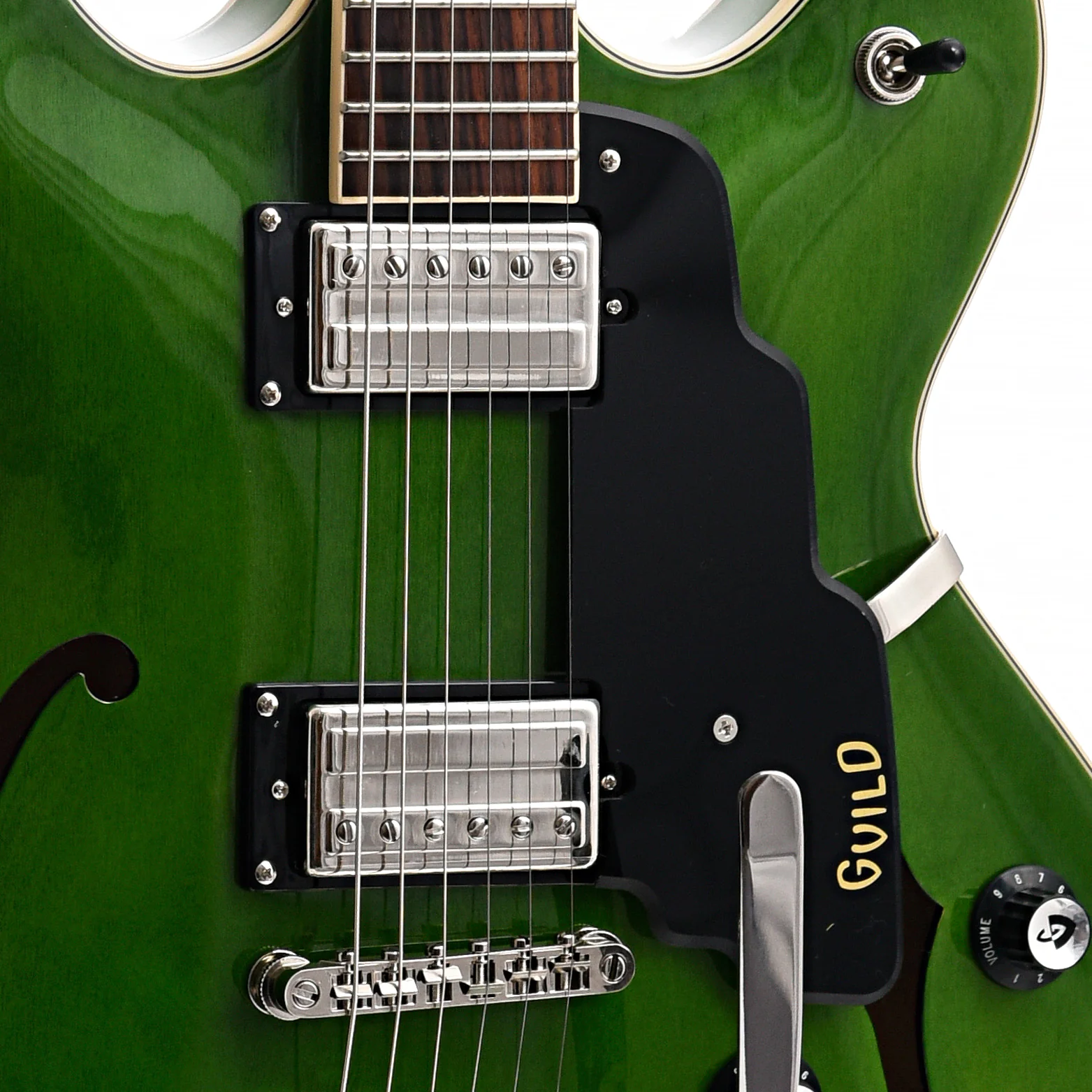 Guild Starfire I DC Semi-Hollow Body Electric Guitar, Emerald Green - Image 4