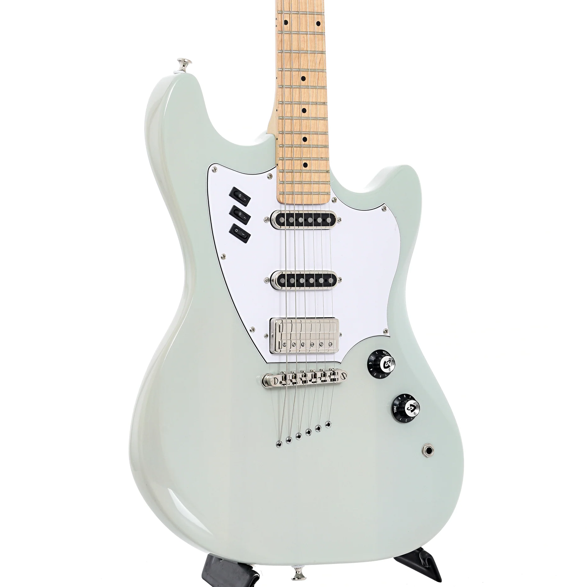 Guild Surfliner Electric Guitar, White Sage - Image 5