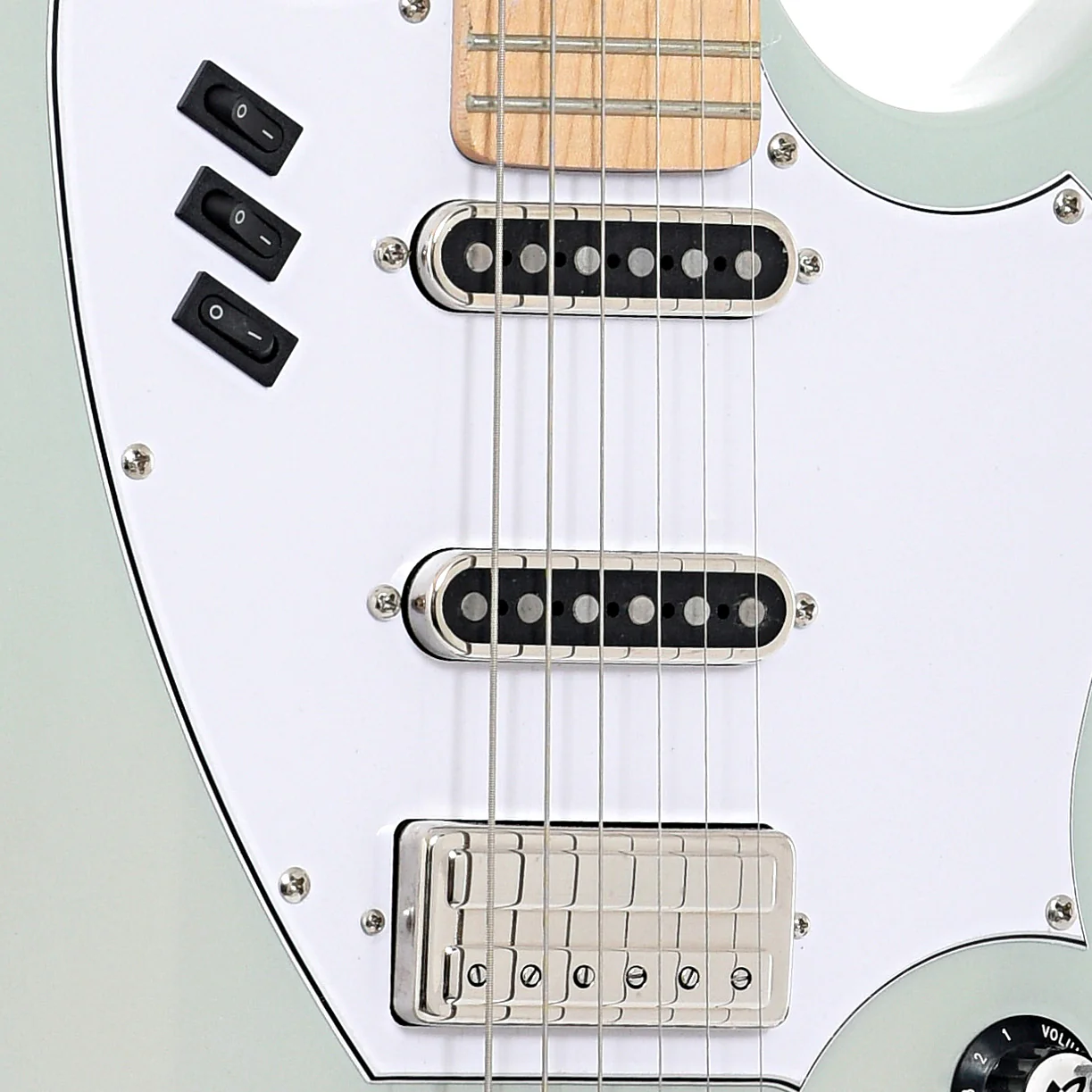 Guild Surfliner Electric Guitar, White Sage - Image 7