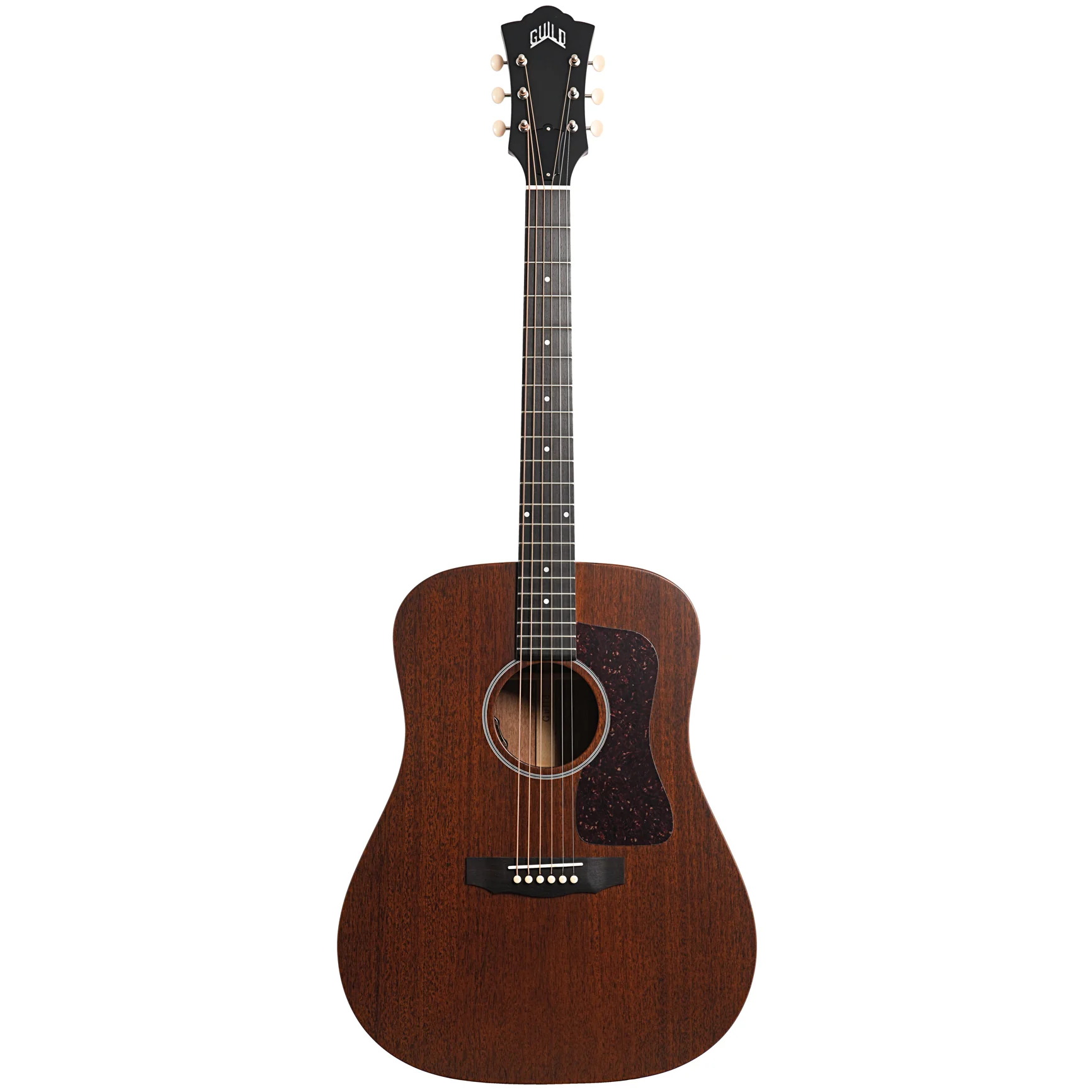 Guild D-20E Dreadnought Acoustic-Electric Guitar & Case, Natural - Image 2