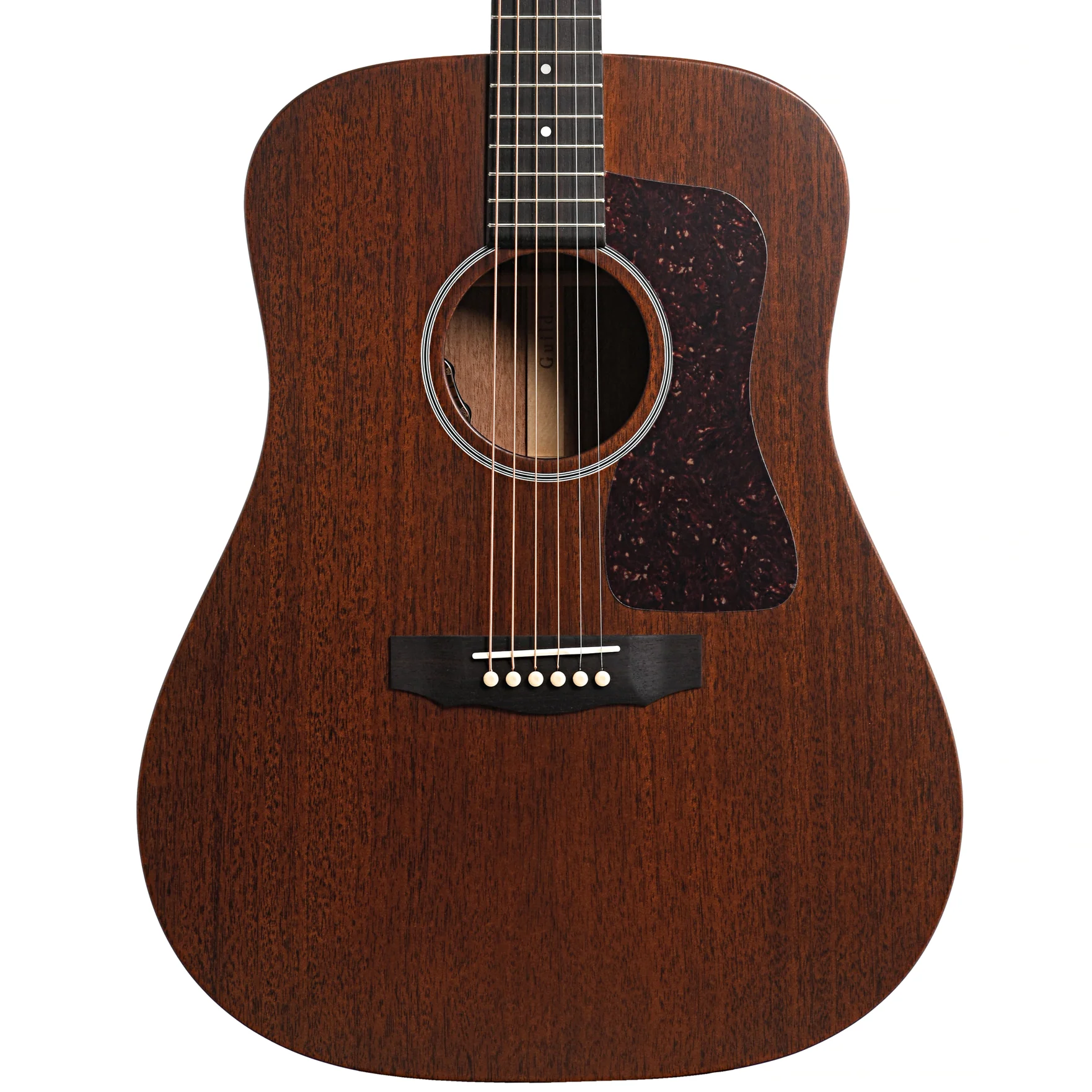 Guild D-20E Dreadnought Acoustic-Electric Guitar & Case, Natural - Image 4
