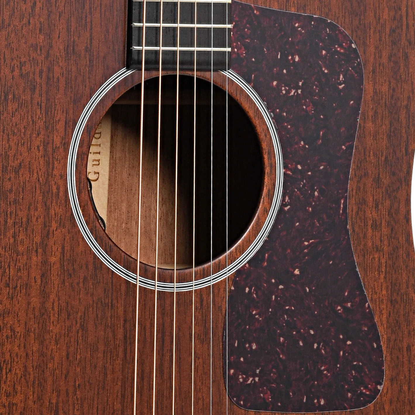 Guild D-20E Dreadnought Acoustic-Electric Guitar & Case, Natural - Image 7