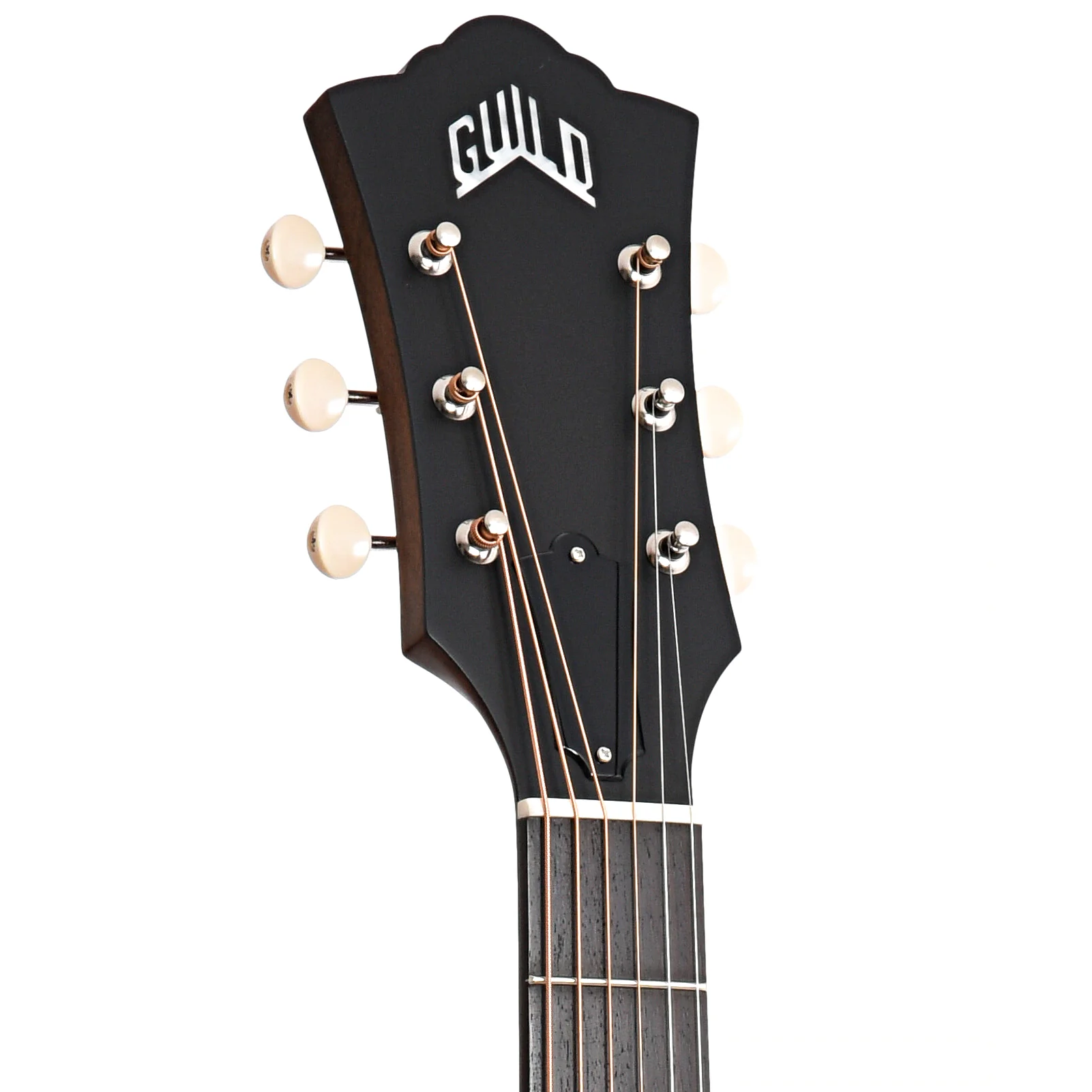 Guild D-20E Dreadnought Acoustic-Electric Guitar & Case, Natural - Image 9