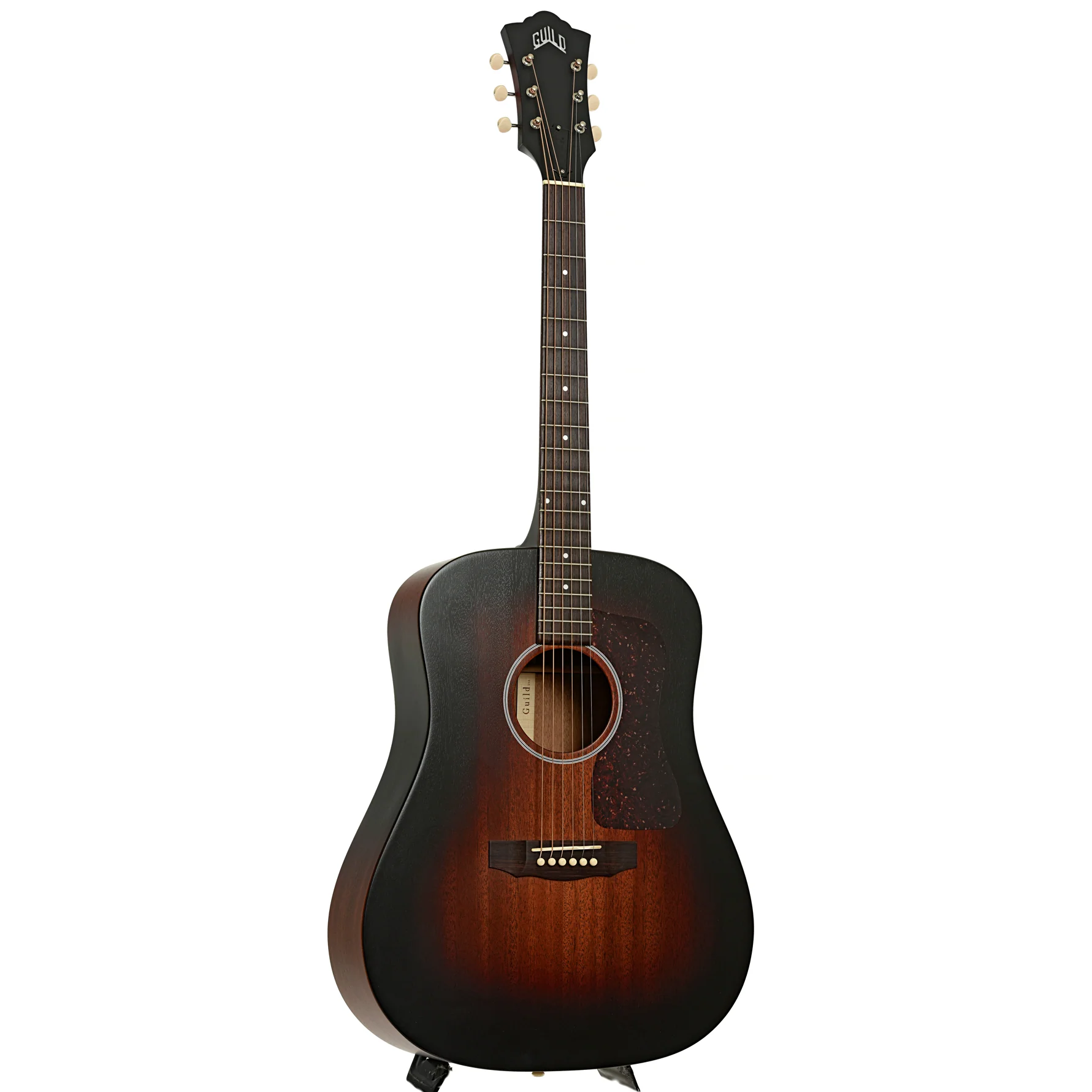 Guild USA D-20 VSB Mahogany Acoustic Guitar (2023) - Image 3