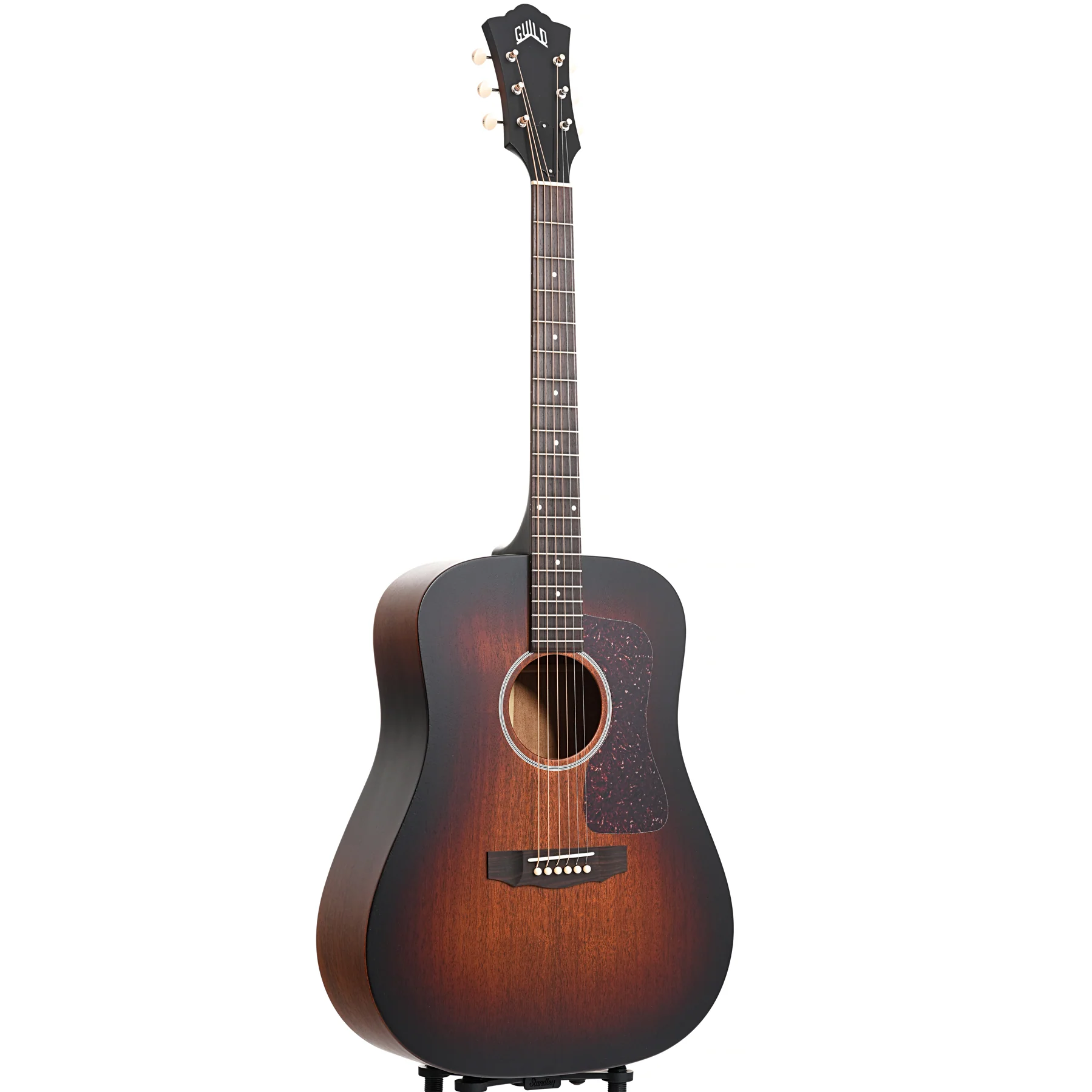 Guild D-20 Dreadnought Acoustic Guitar & Case, Vintage Sunburst - Image 12
