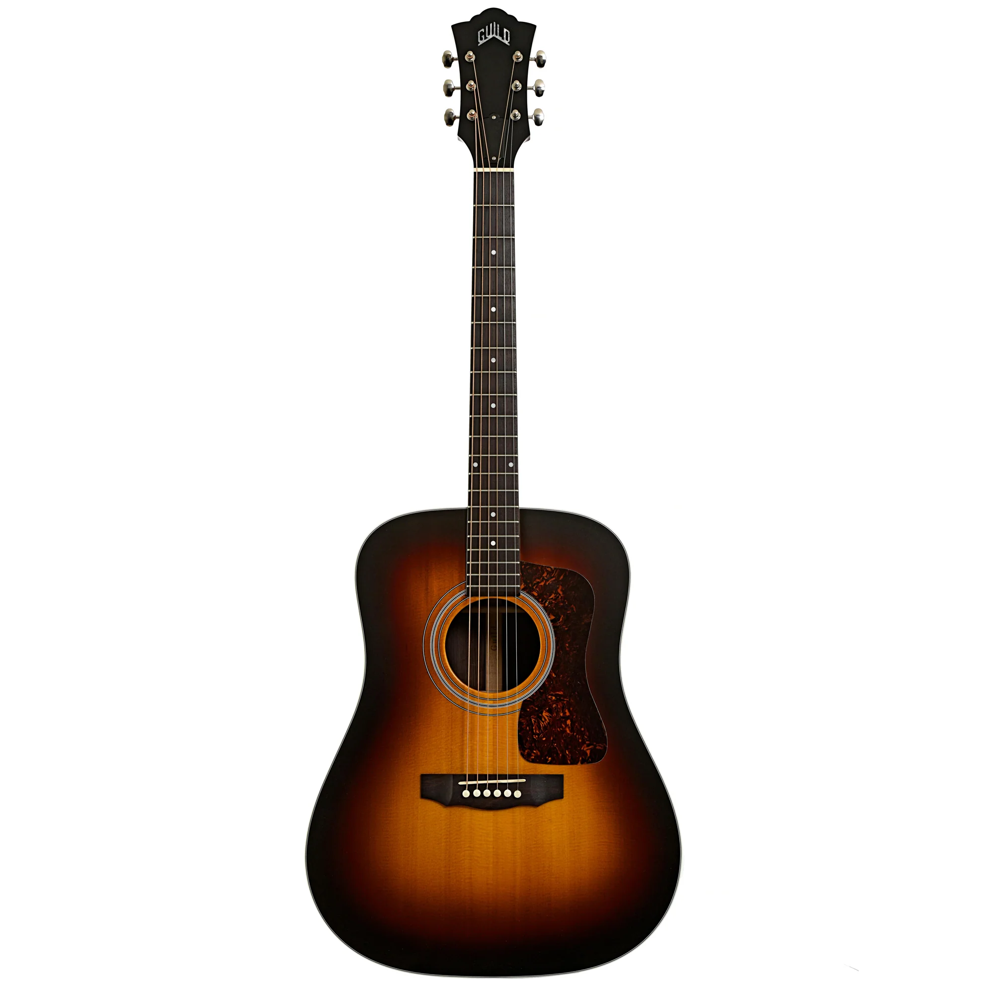 Guild D-50 Standard Dreadnought Acoustic Guitar & Case, Antique Burst - Image 14