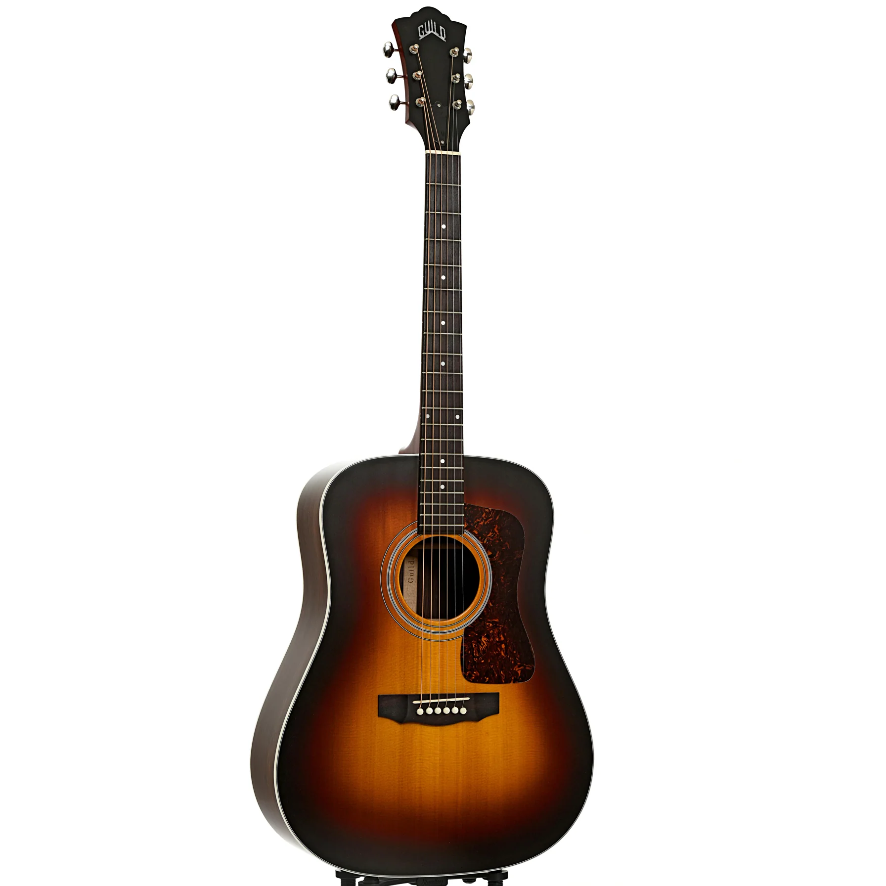 Guild D-50 Standard Dreadnought Acoustic Guitar & Case, Antique Burst - Image 3