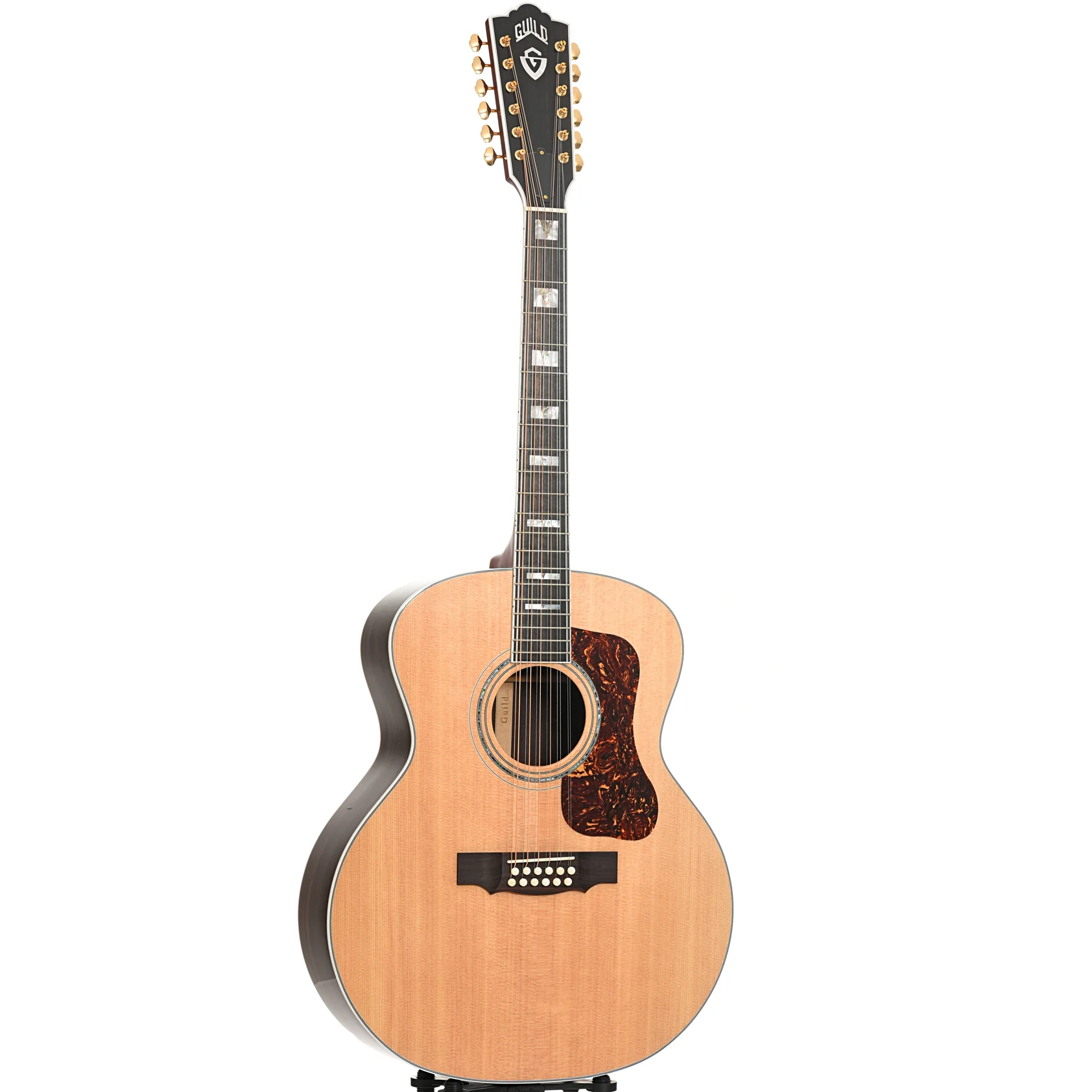 Guild F-512 12-String Acoustic Guitar & Case - Image 3