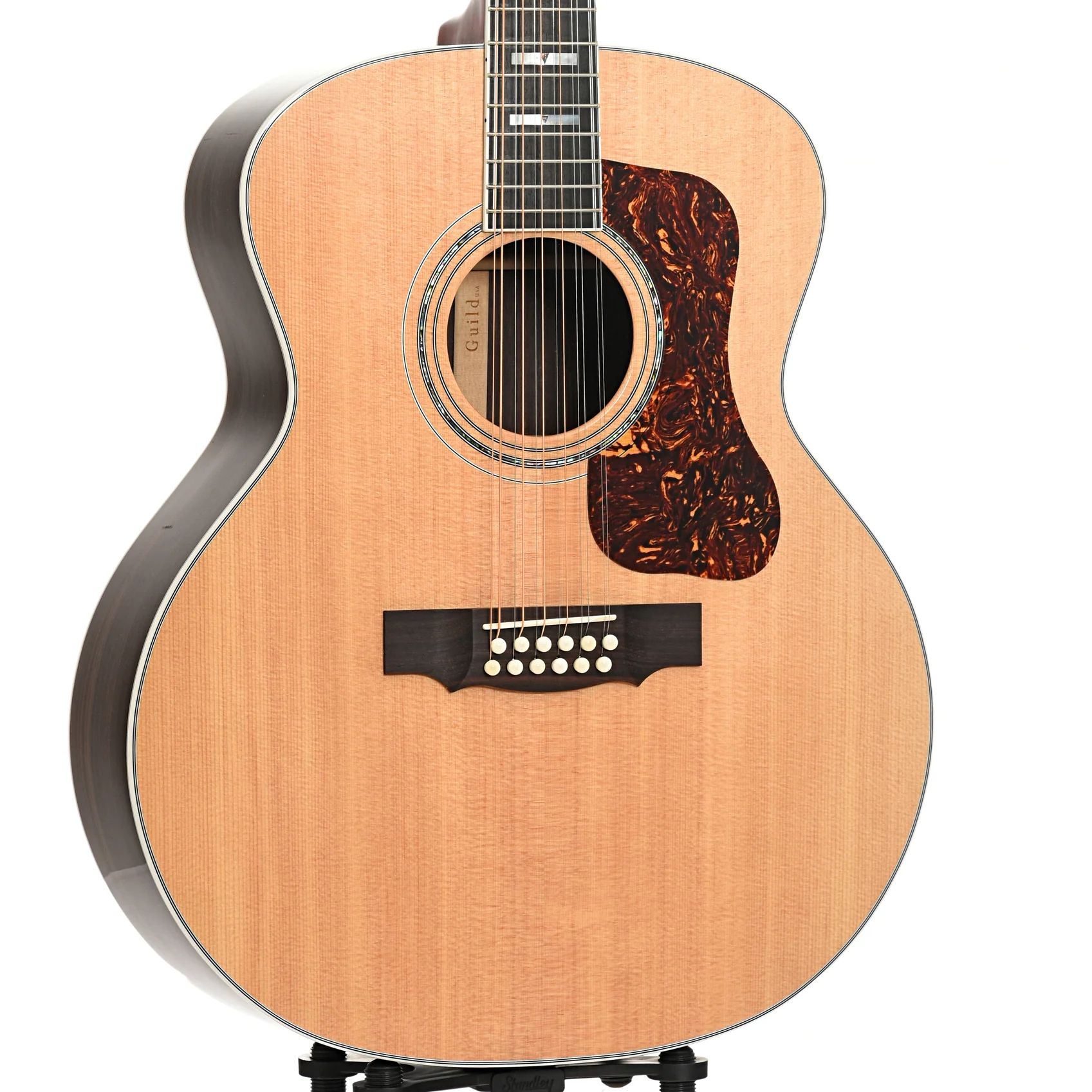 Guild F-512 12-String Acoustic Guitar & Case - Image 4