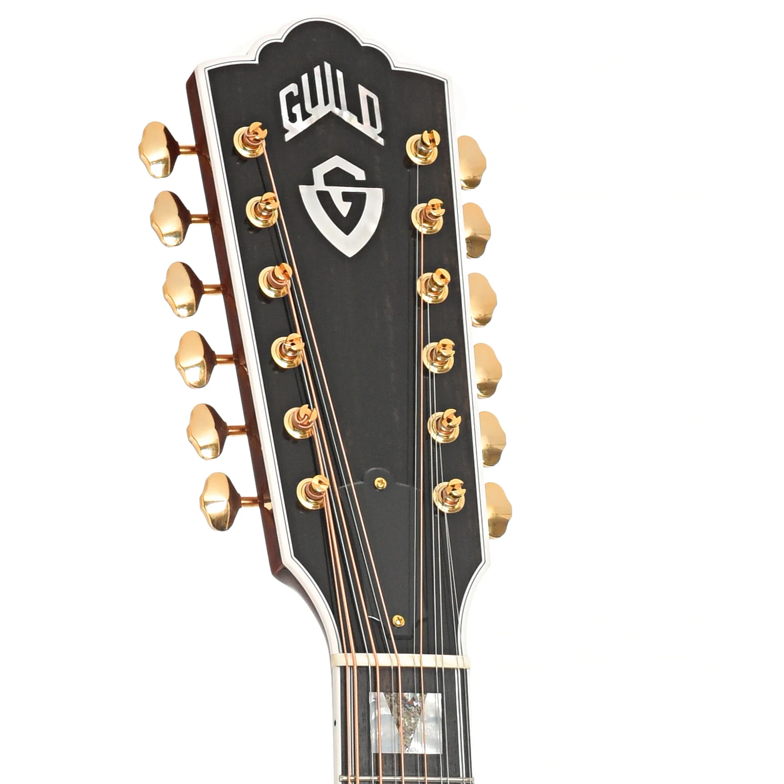 Guild F-512 12-String Acoustic Guitar & Case - Image 8