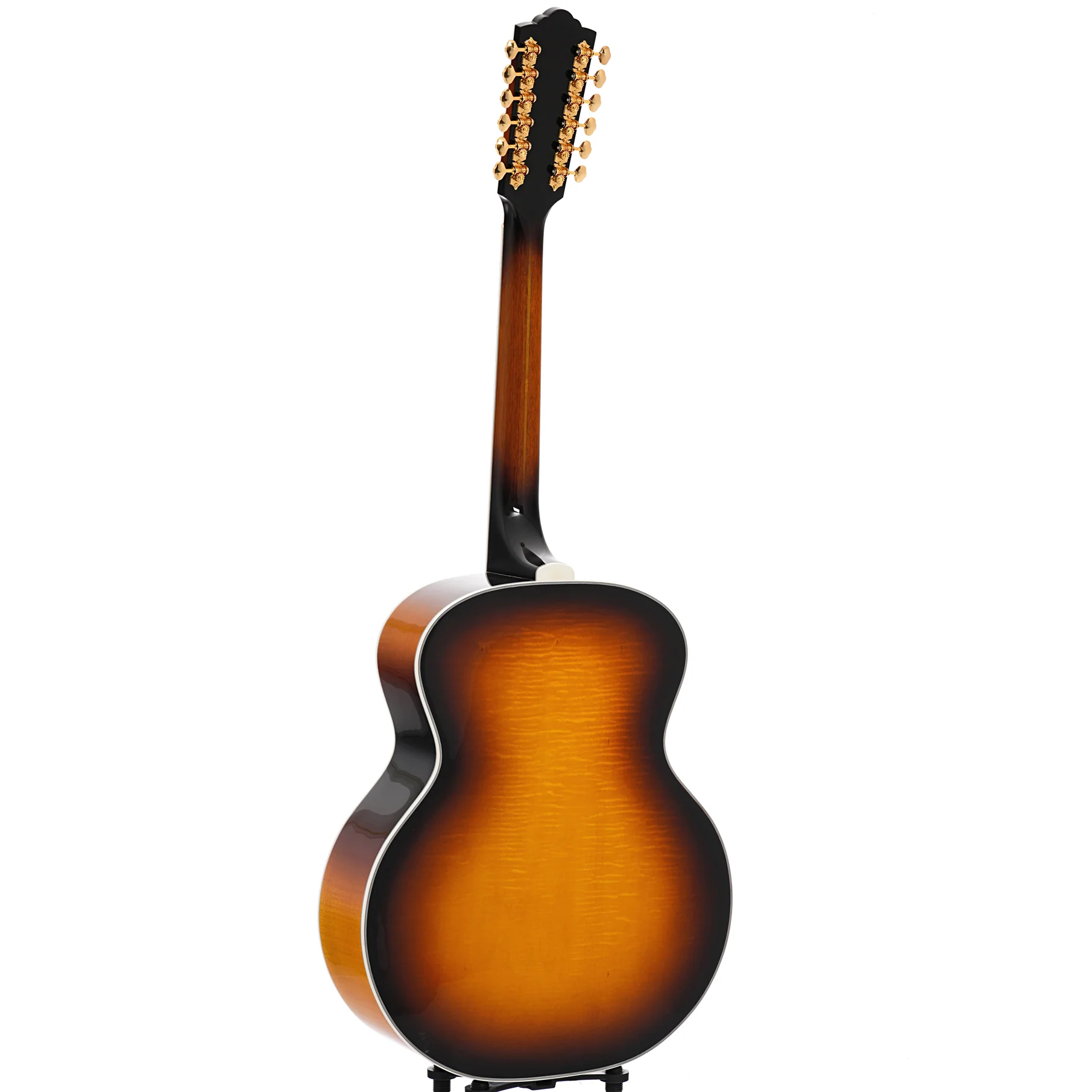 Guild F-512E Maple 12-String Acoustic-Electric Guitar & Case, Antique Burst - Image 13
