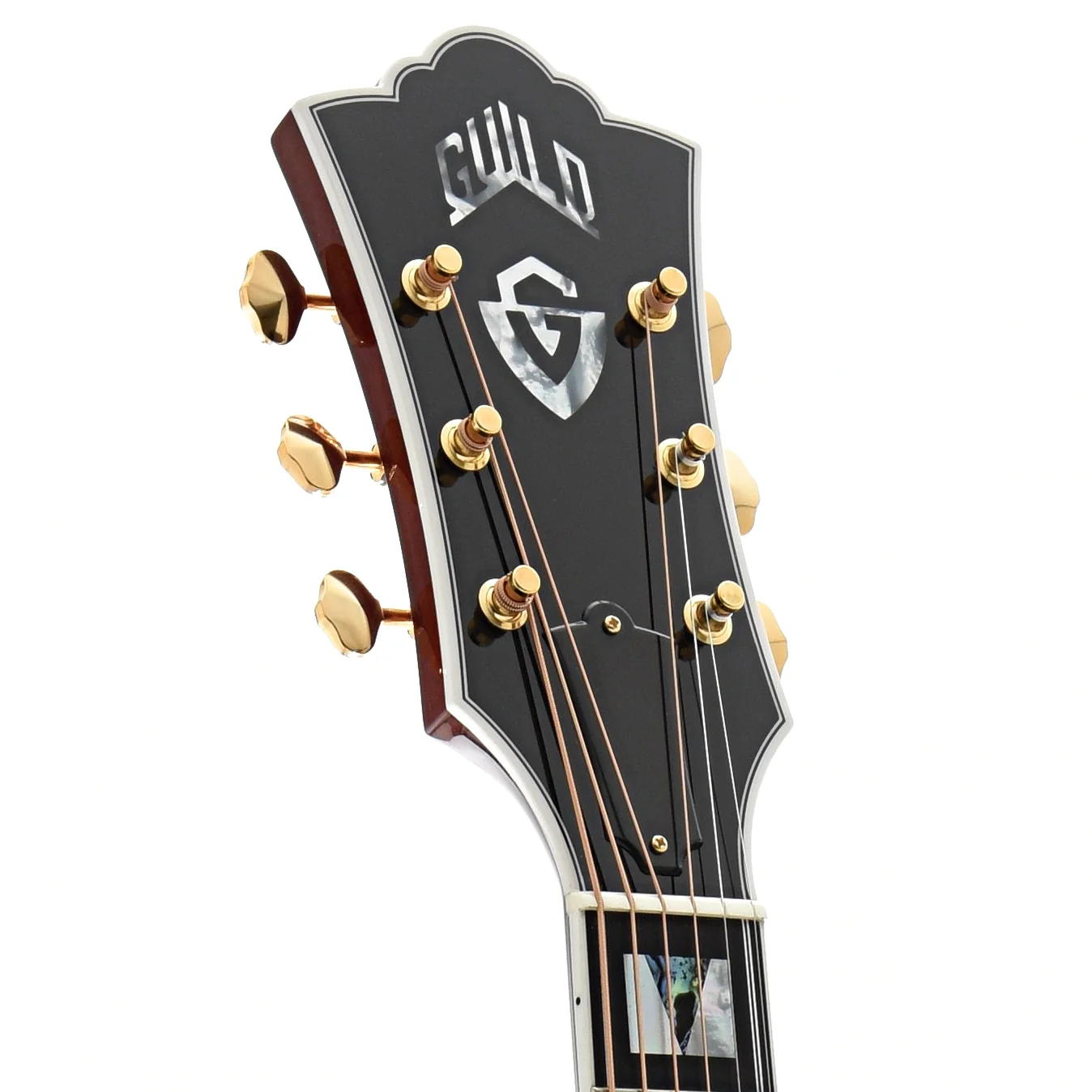 Guild F-55 F-Jumbo Acoustic Guitar & Case - Image 6