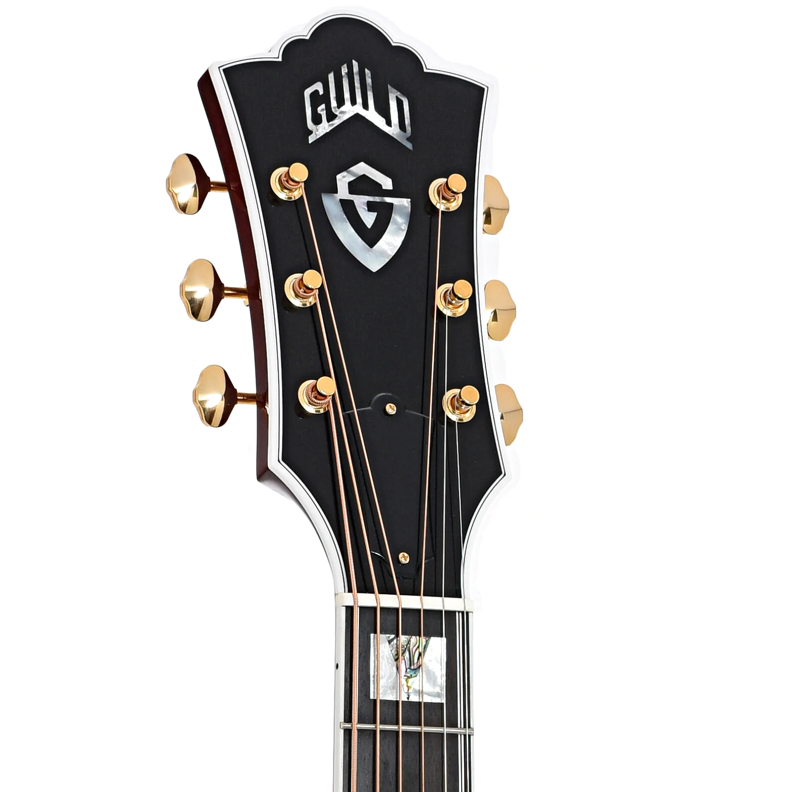 Guild F-55E F-Jumbo Acoustic-Electric Guitar & Case, Natural - Image 8