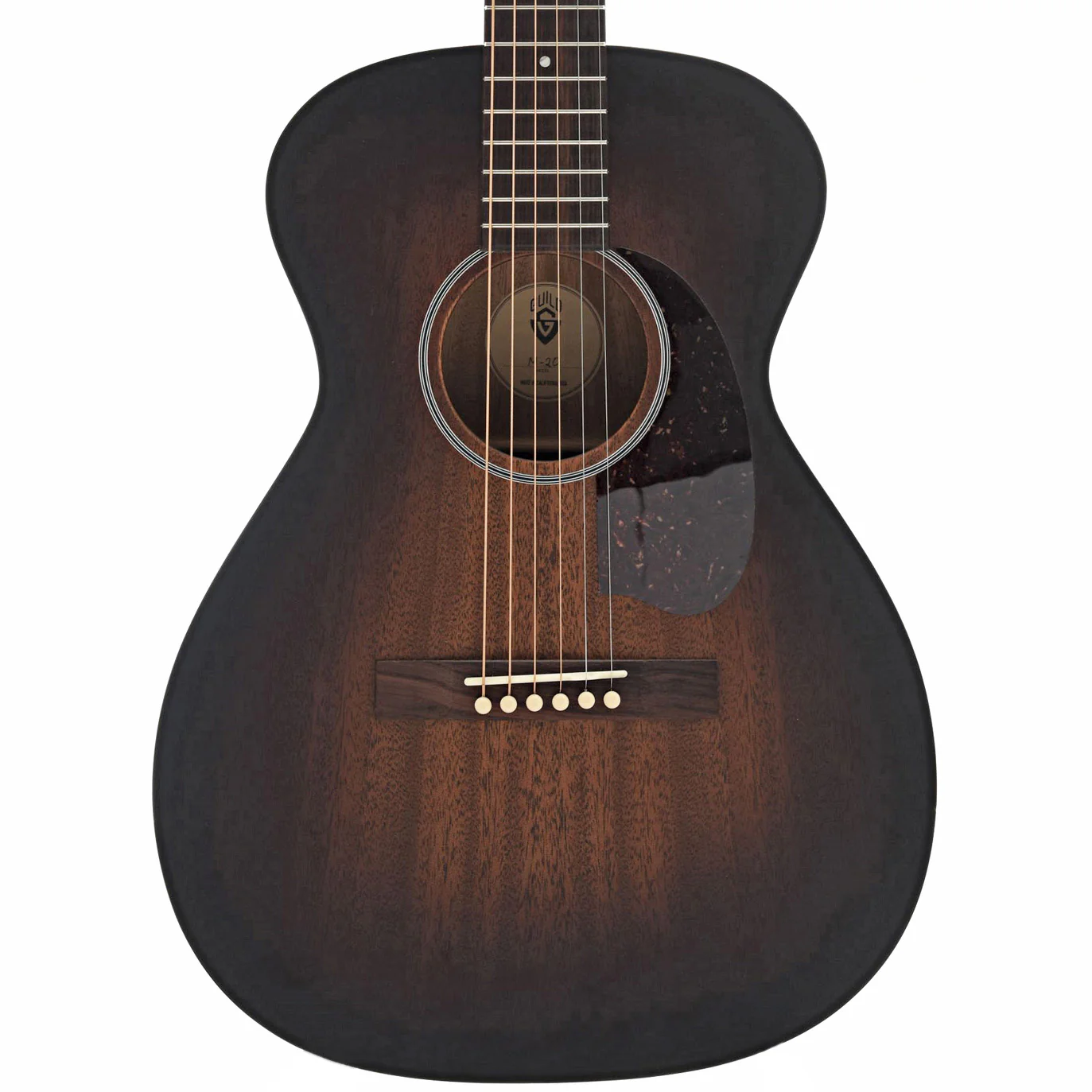 Guild M-20 Acoustic Guitar & Case, Vintage Sunburst - Image 2