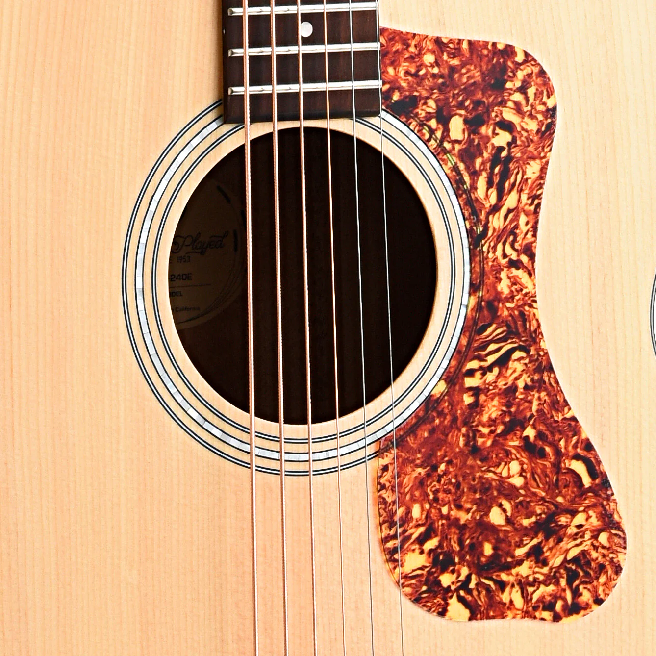 Guild BT-240E Acoustic-Electric Baritone Guitar - Image 6