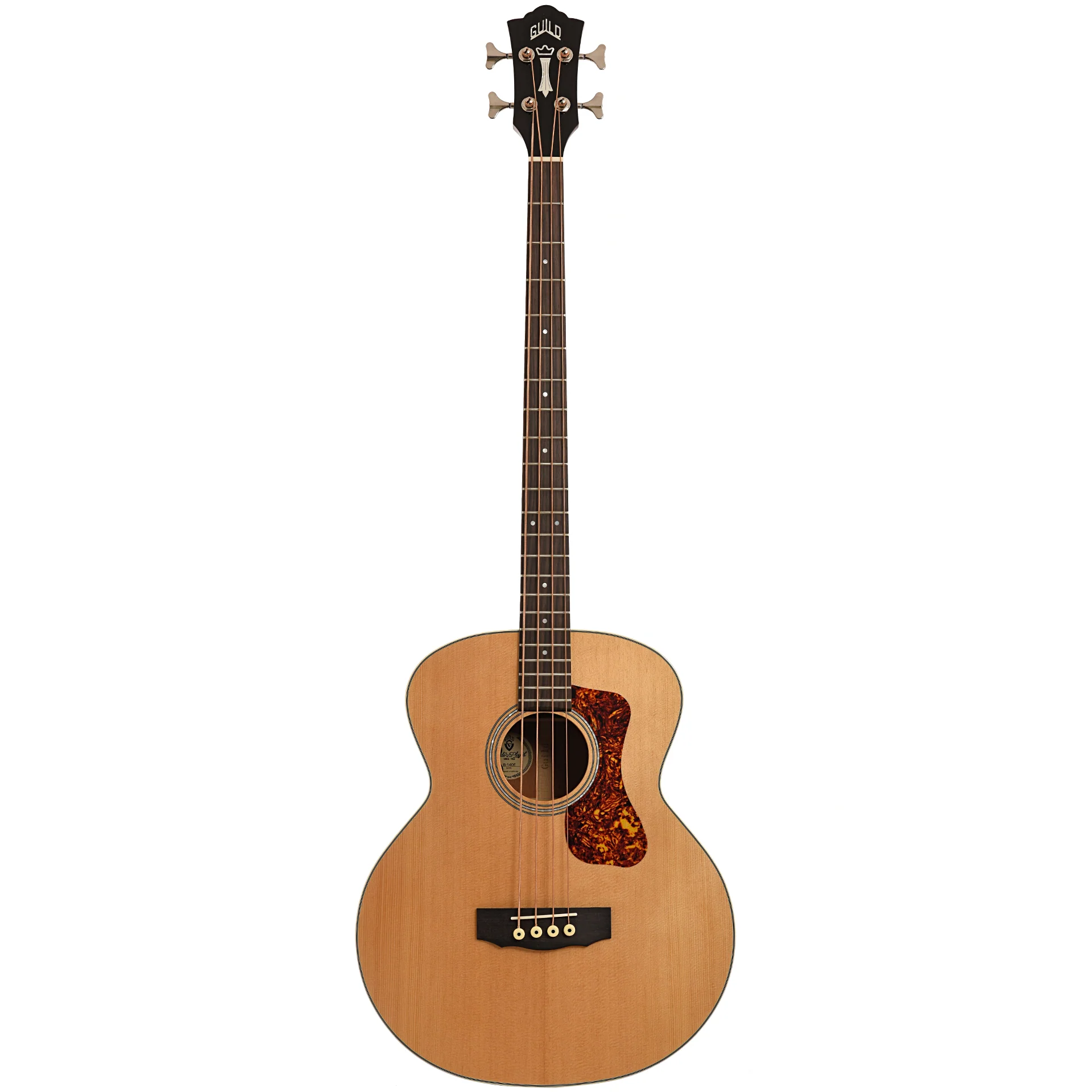 Guild B-140E Acoustic-Electric Bass Guitar & Gigbag - Image 14