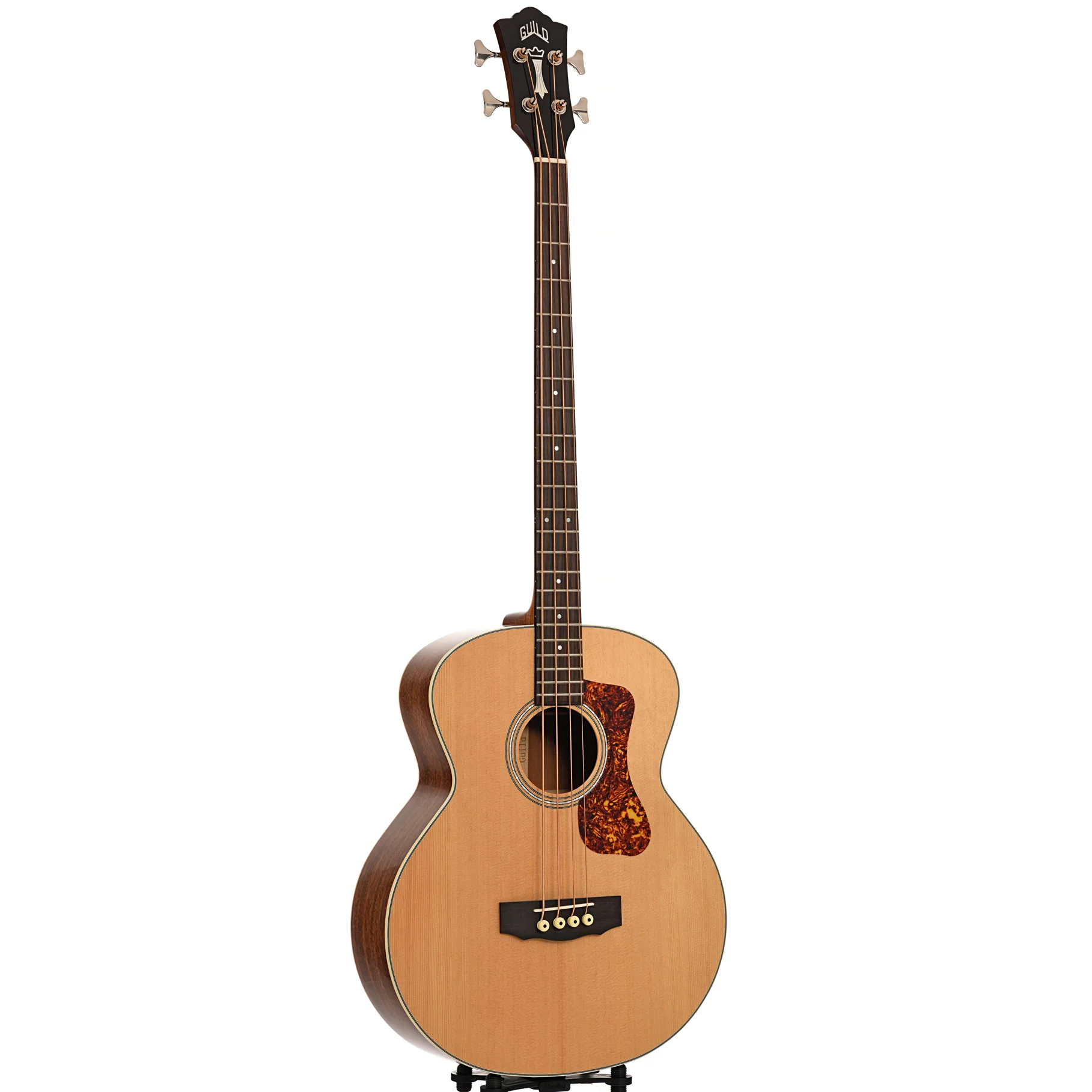 Guild B-140E Acoustic-Electric Bass Guitar & Gigbag - Image 3