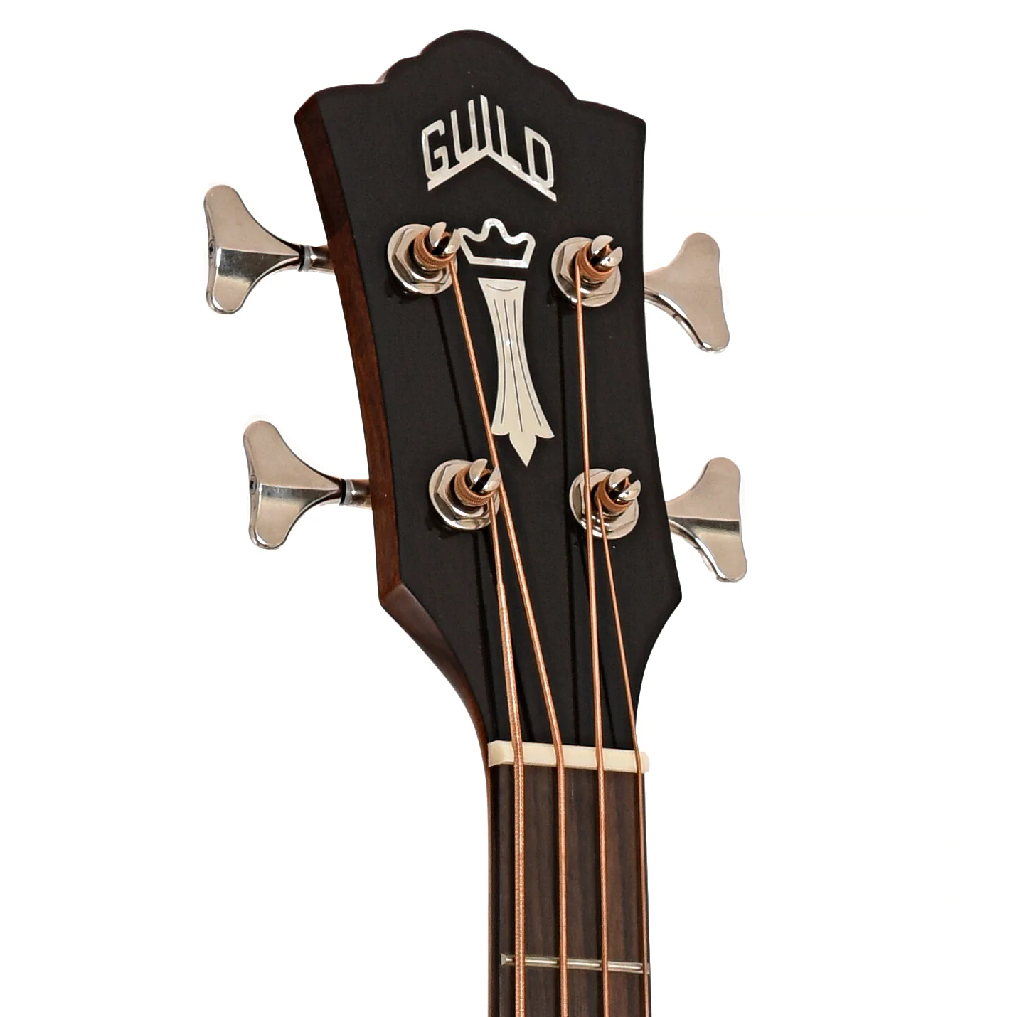 Guild B-140E Acoustic-Electric Bass Guitar & Gigbag - Image 8