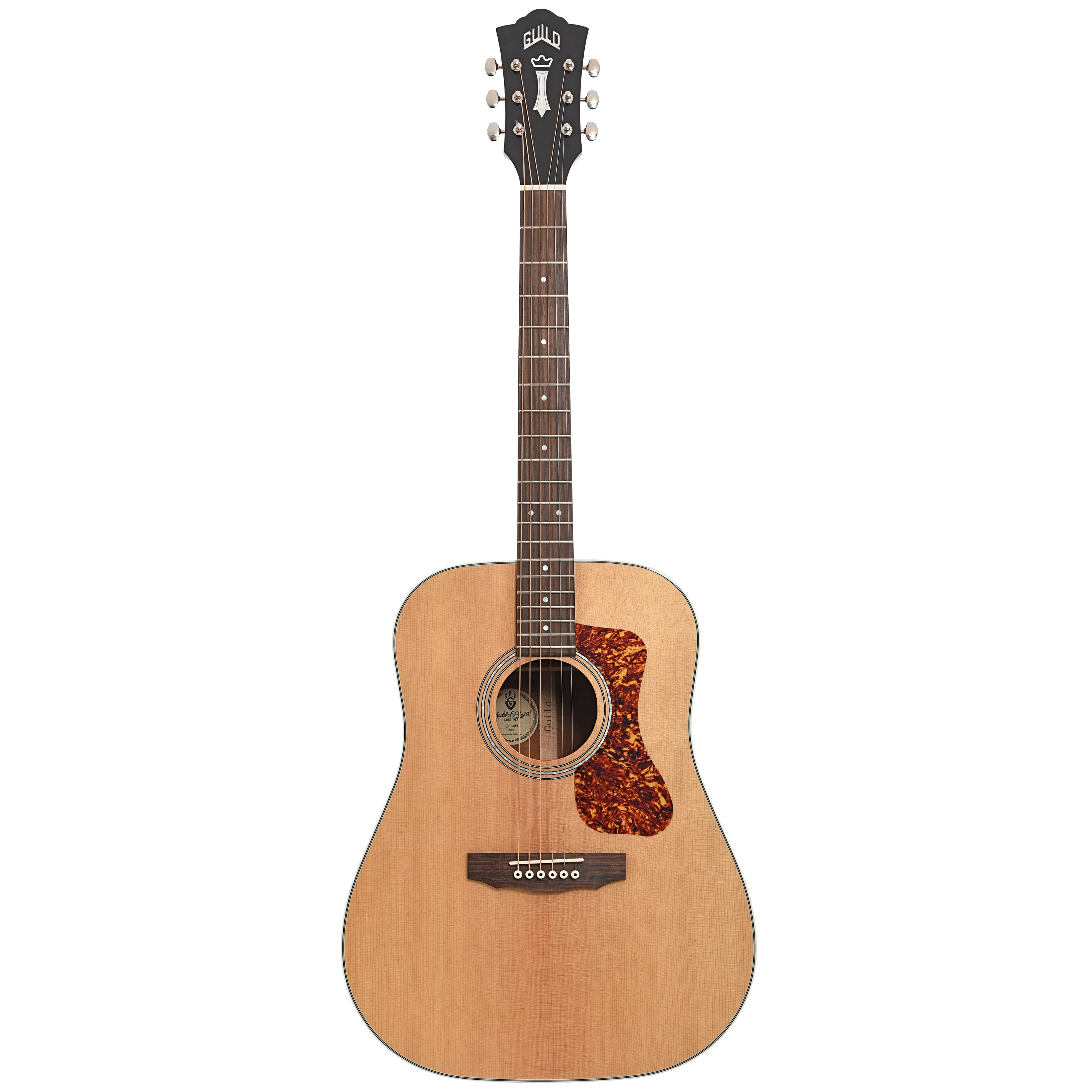 Guild D-140 Dreadnought Acoustic Guitar & Gigbag - Image 14