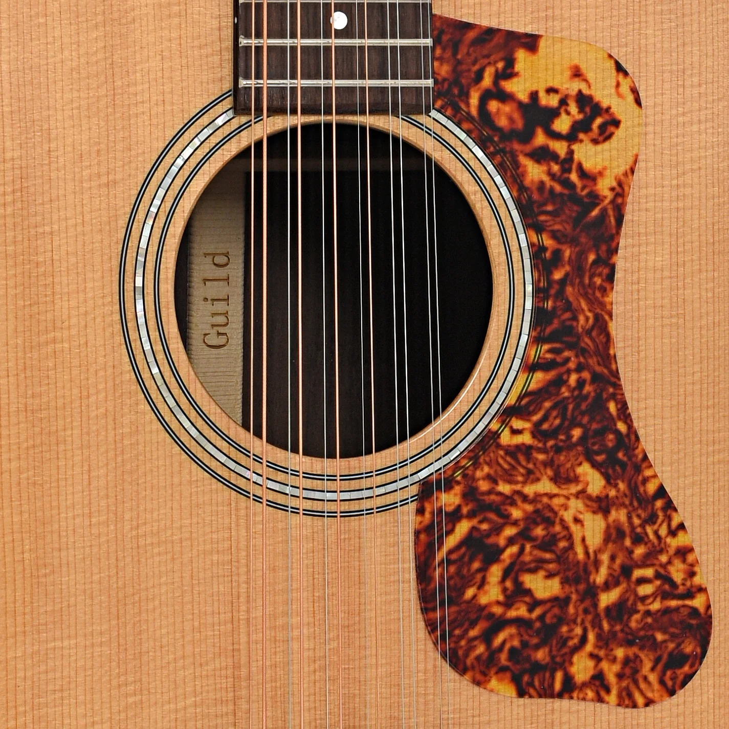 Guild F-1512 12-String Acoustic Guitar & Gigbag - Image 6