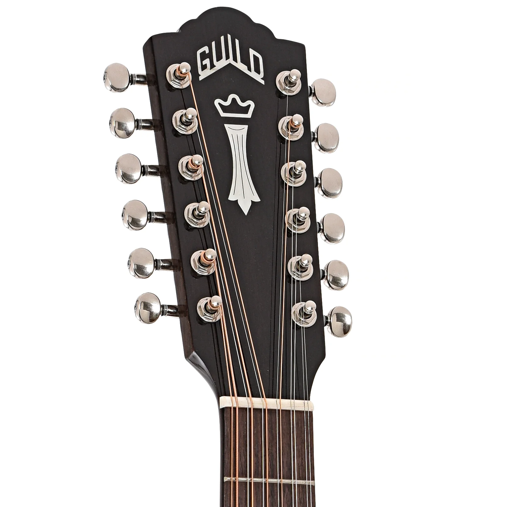 Guild F-1512 12-String Acoustic Guitar & Gigbag - Image 8