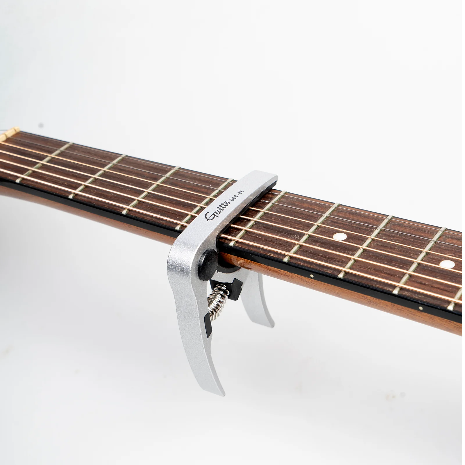 Guitto GGC-06 Guitar Capo, Silver - Image 3