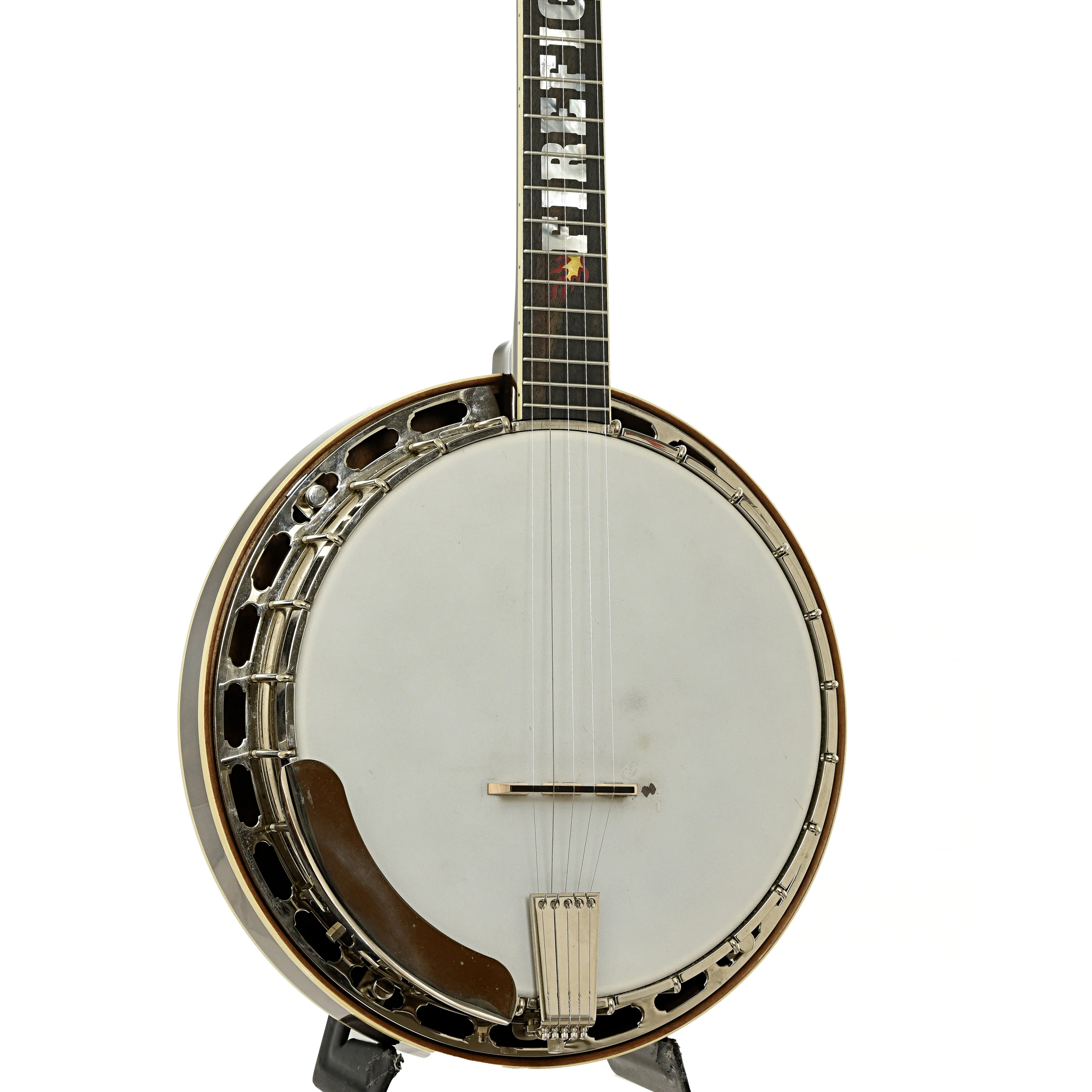 Hatfield Buckdancer Custom Firefighter Resonator Banjo (2022) - Image 2