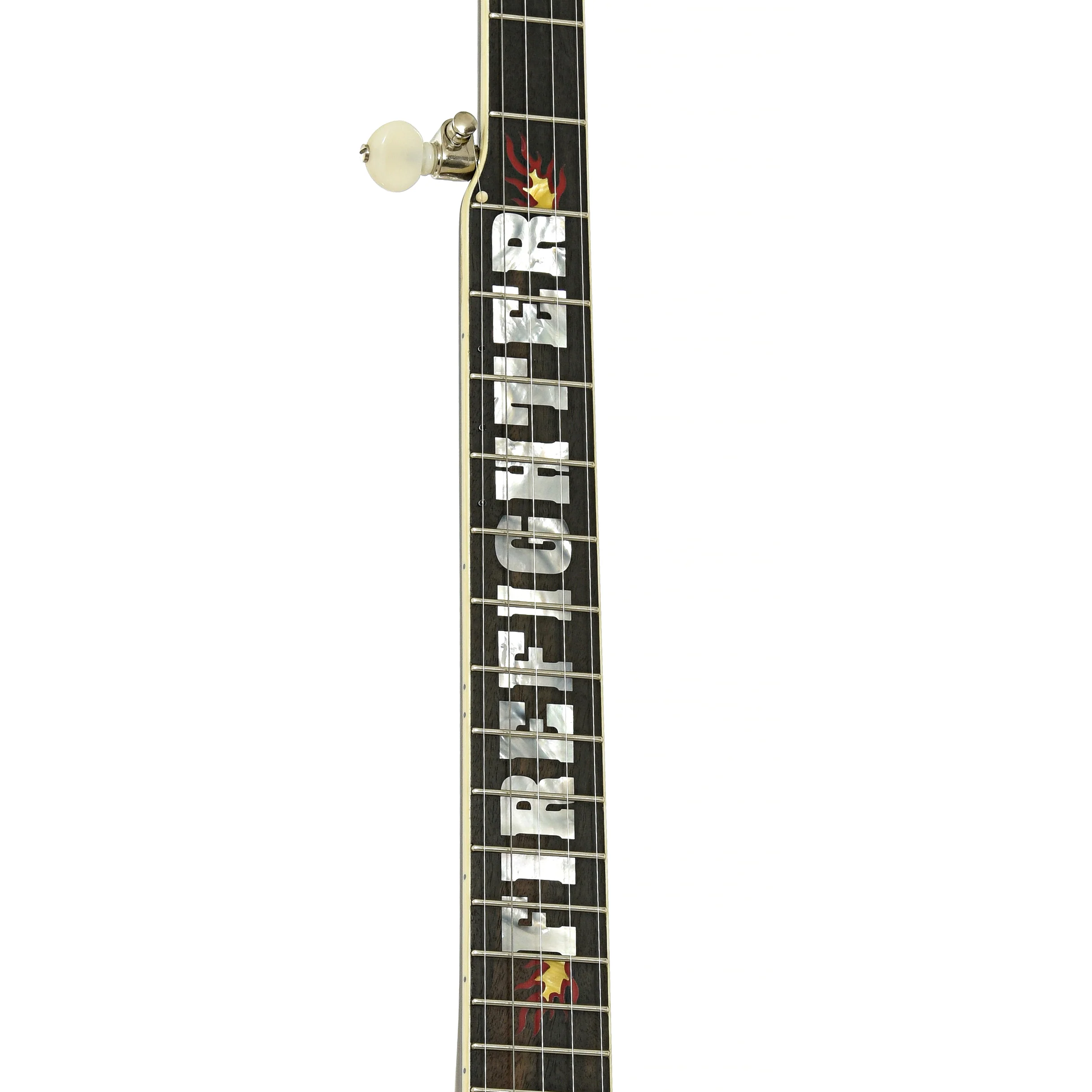 Hatfield Buckdancer Custom Firefighter Resonator Banjo (2022) - Image 7