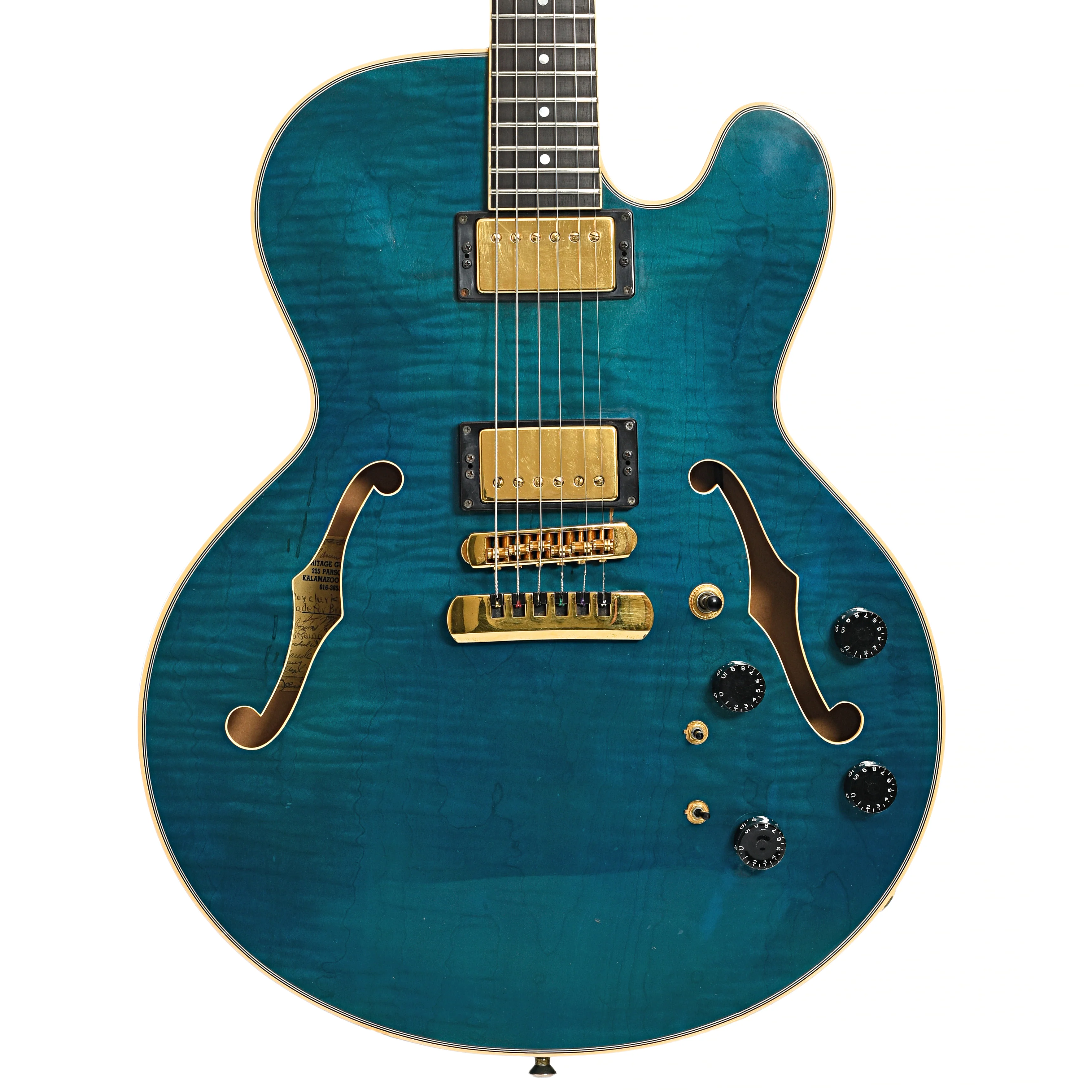 Heritage Roy Clark Signature Semi-Hollowbody Electric Guitar (1996) - Image 2