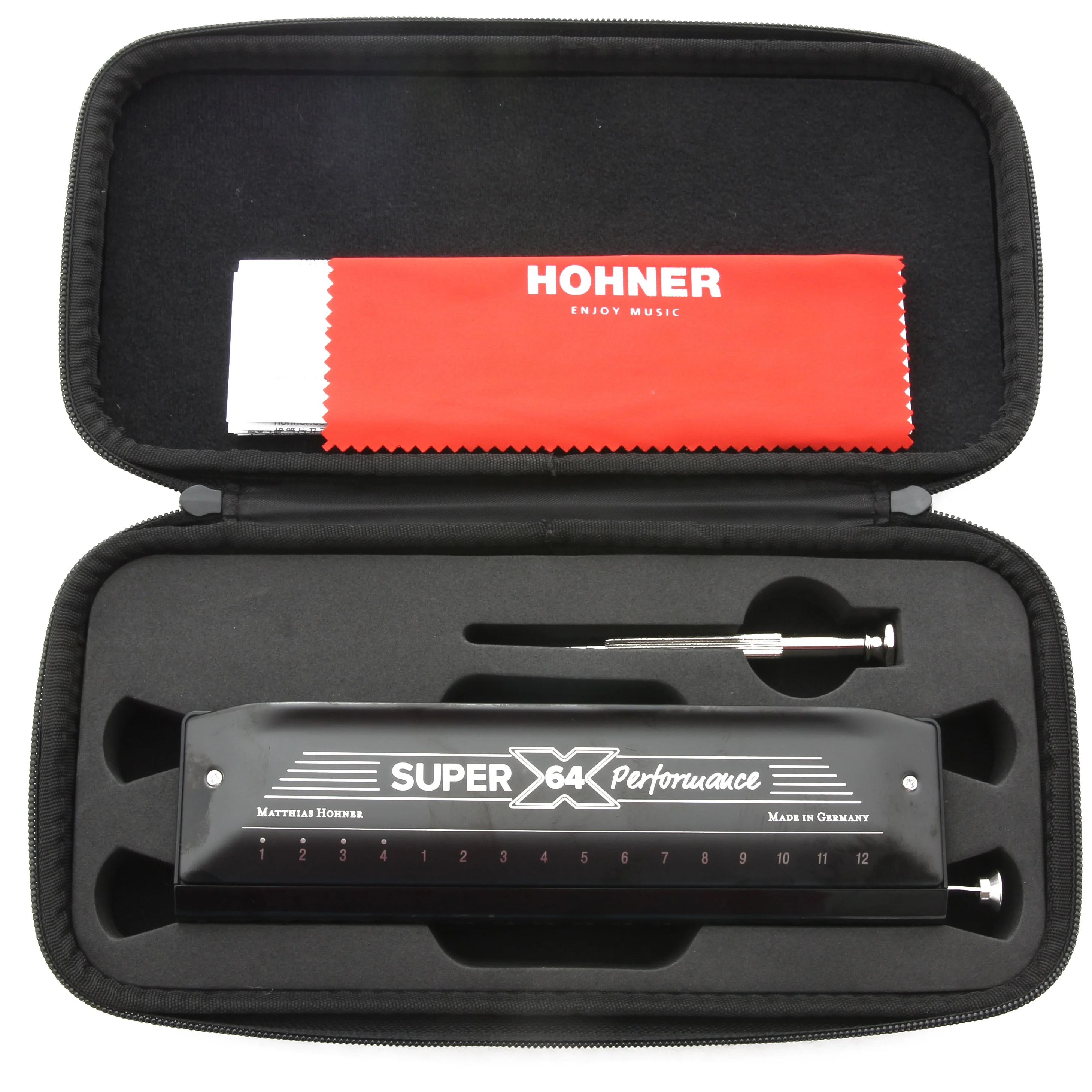 Hohner M758601 Super 64X Performance Chromatic Harmonica - Image 5