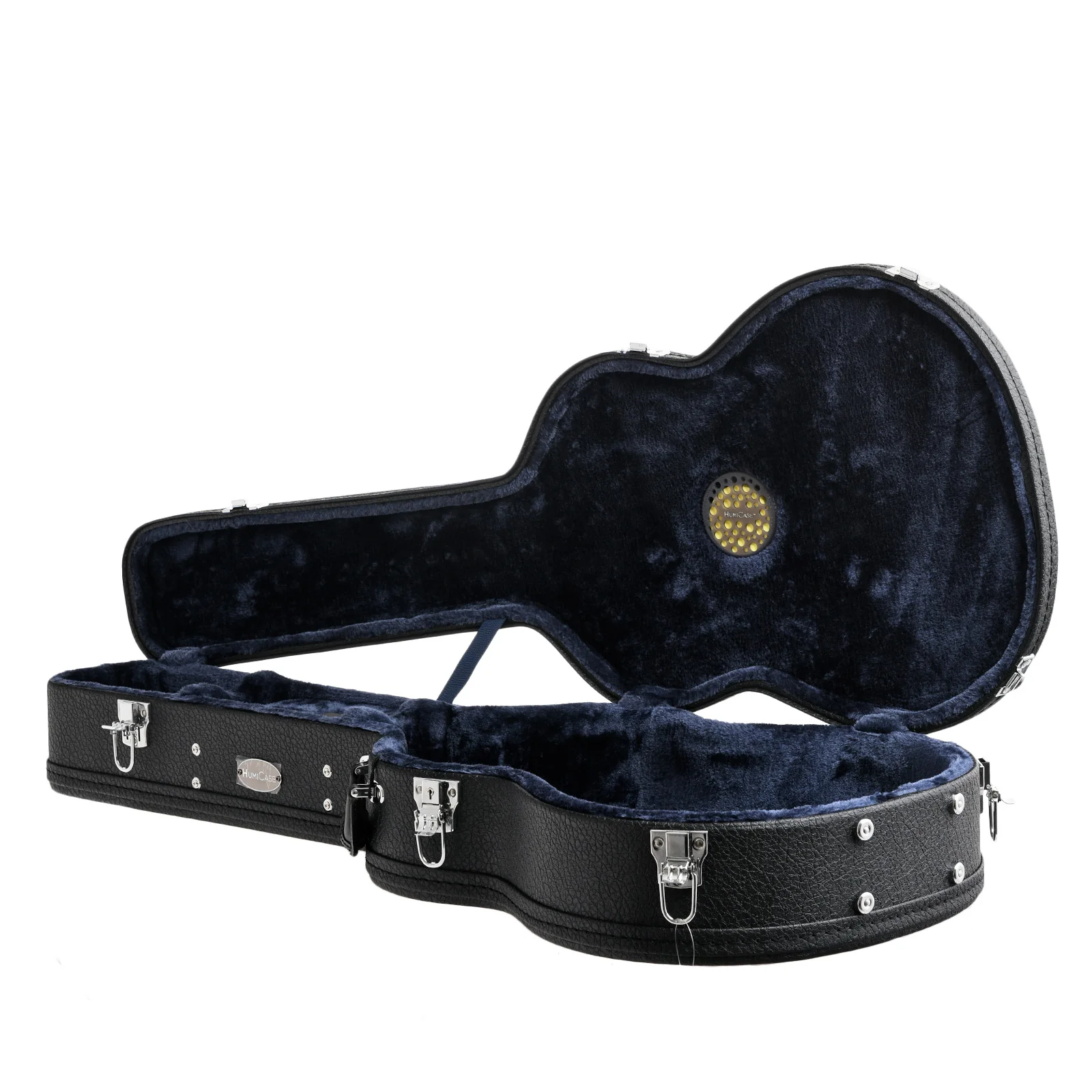 Humicase Protege Classical/Flamenco Guitar Case, Black - Image 3