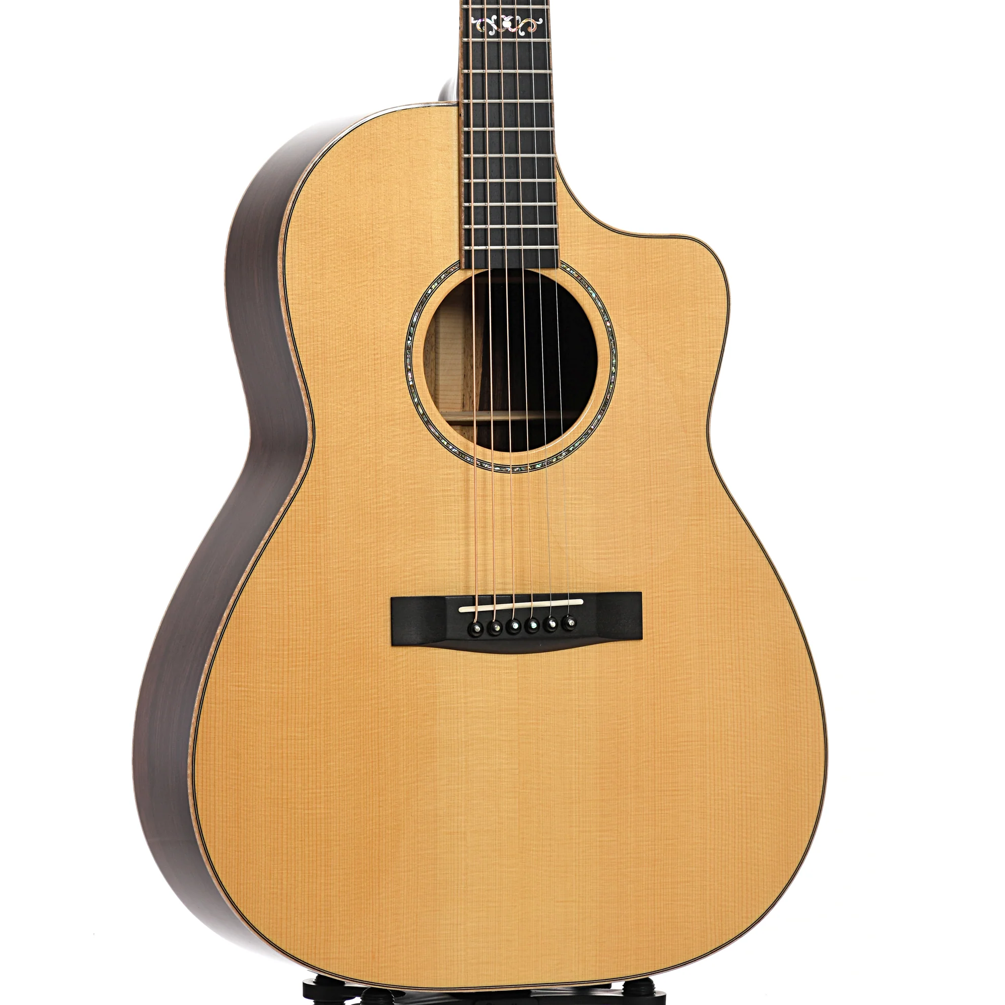 Huss & Dalton CM Custom Cocobolo Acoustic Guitar (2014) - Image 13