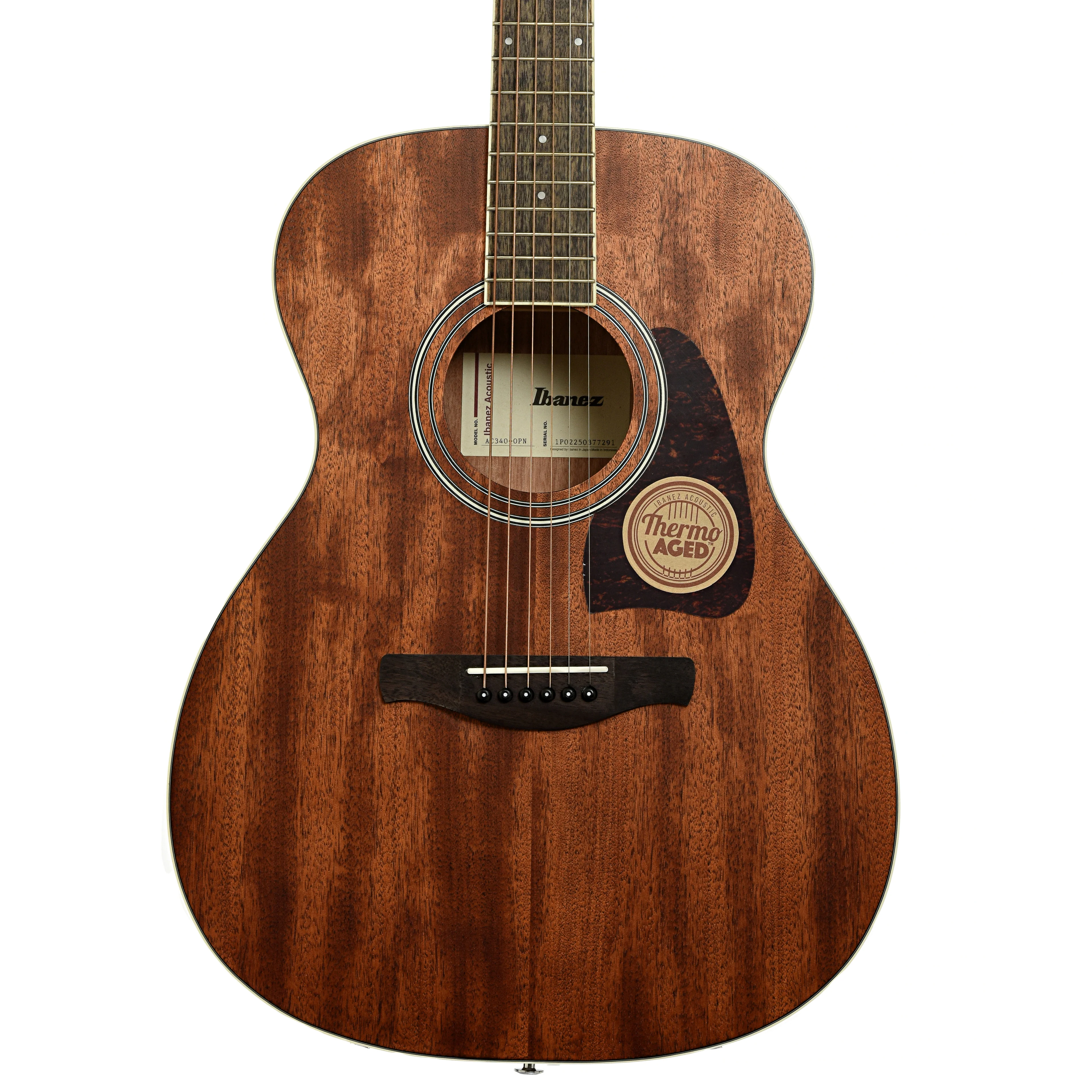 Ibanez AC340 Artwood Grand Concert Acoustic Guitar, Open Pore Natural - Image 2